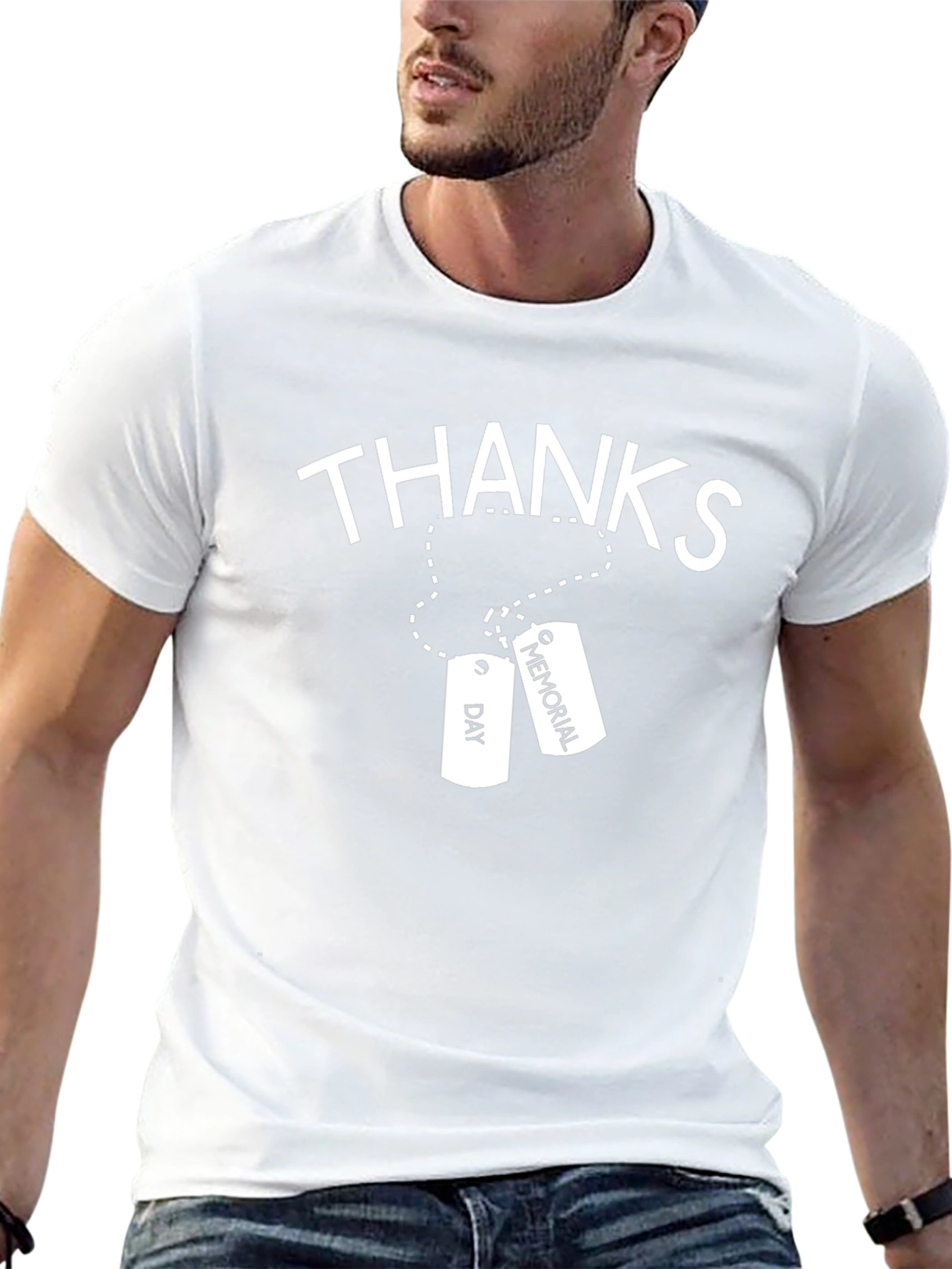 Thanks Memorial Day Graphic T-Shirt