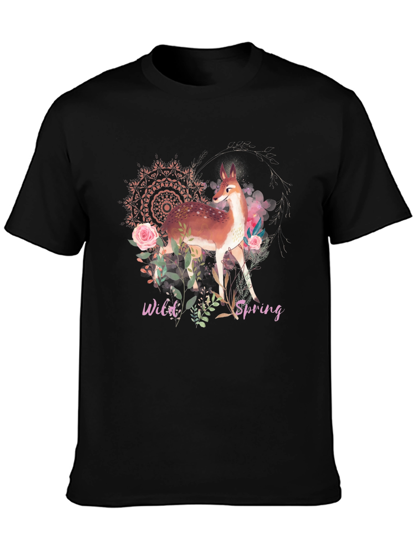 Wild Spring Deer Graphic Tee