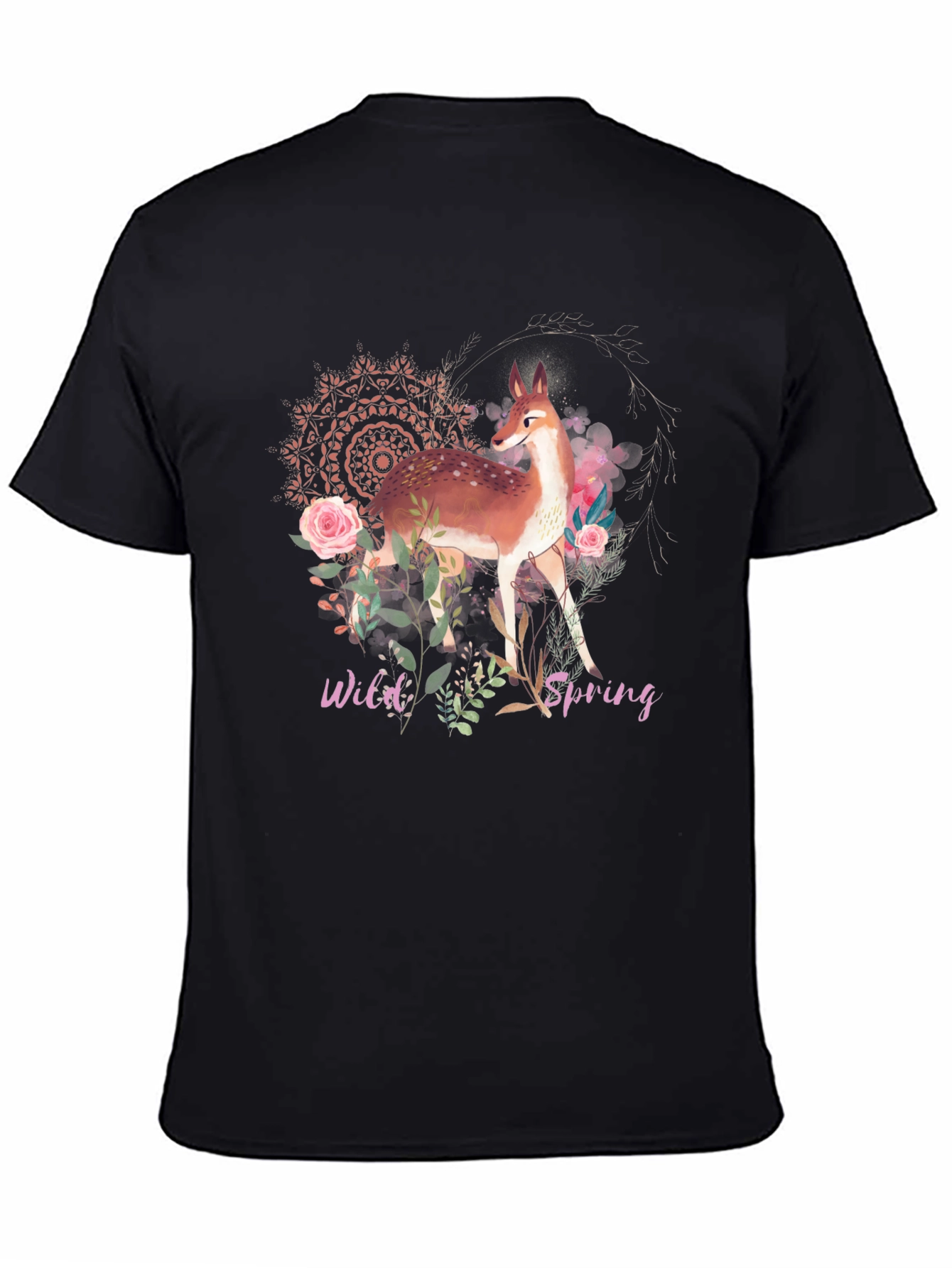 Wild Spring Deer Graphic Tee