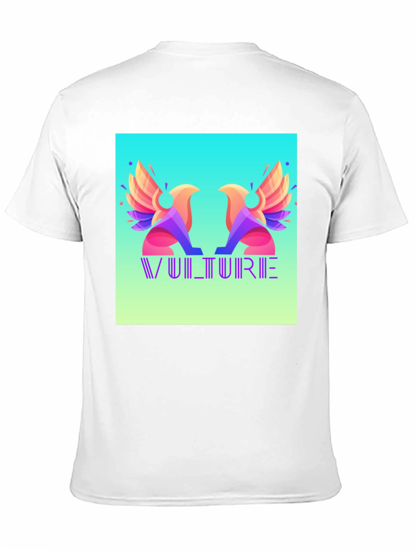 Vulture Graphic Print Black T-Shirt