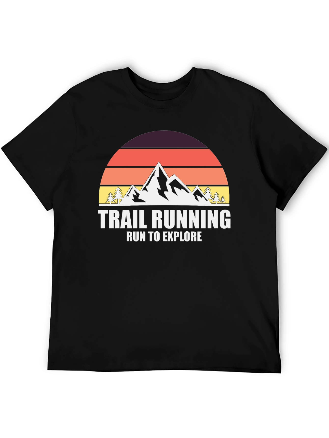 Trail Running T-Shirt - Run to Explore