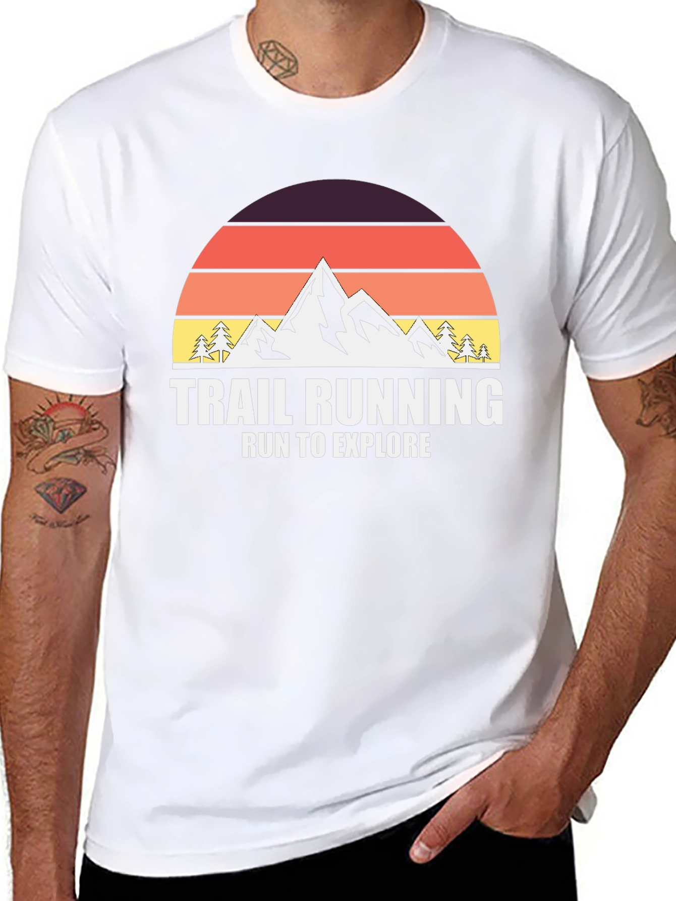Trail Running T-Shirt - Run to Explore