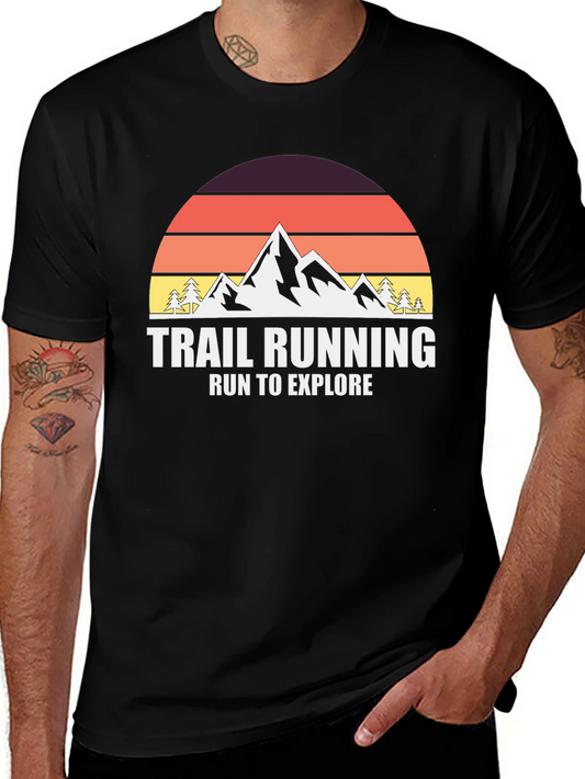 Trail Running T-Shirt - Run to Explore