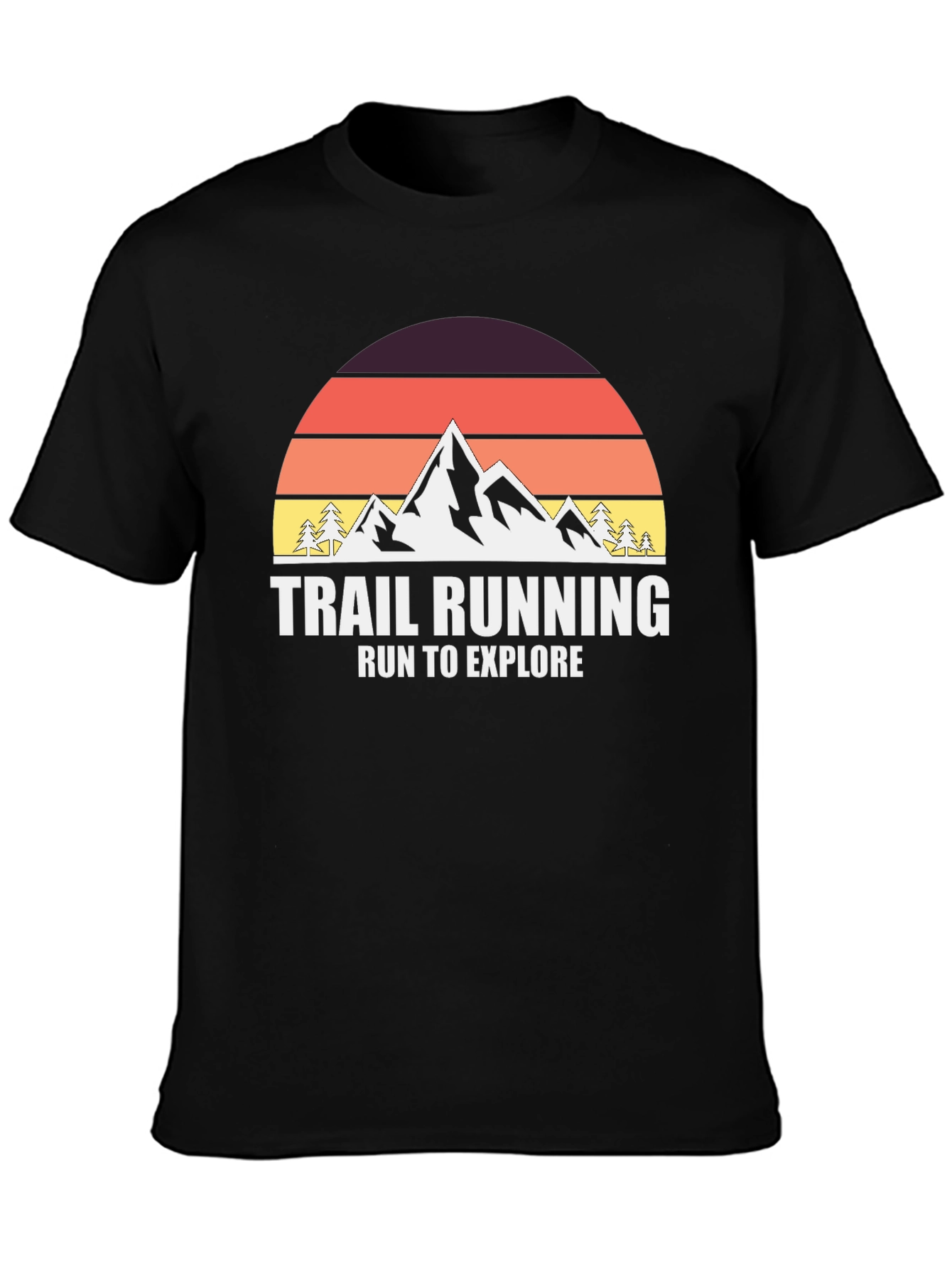 Trail Running T-Shirt - Run to Explore