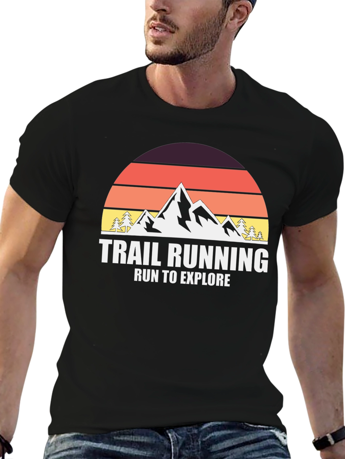 Trail Running T-Shirt - Run to Explore