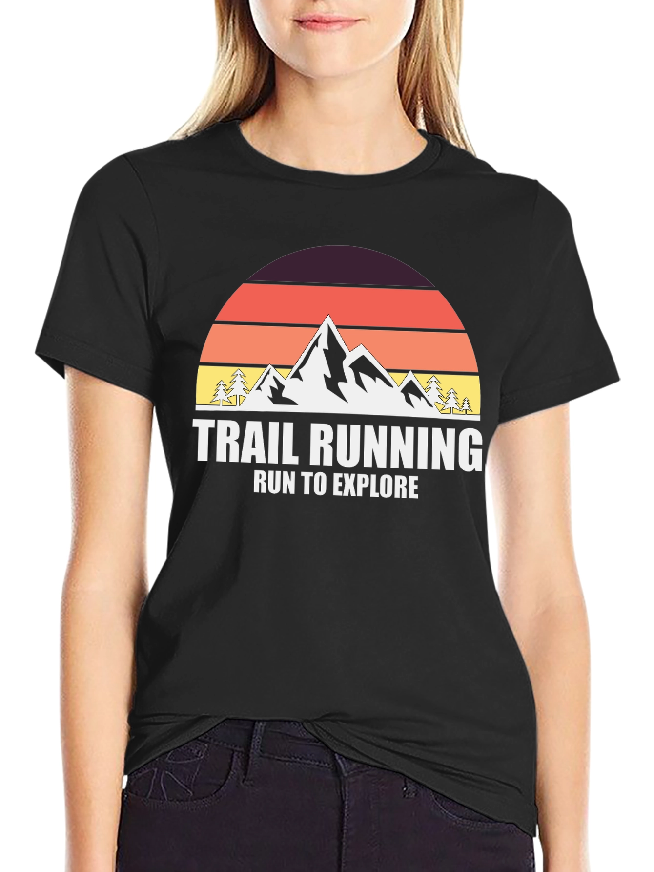 Trail Running T-Shirt - Run to Explore