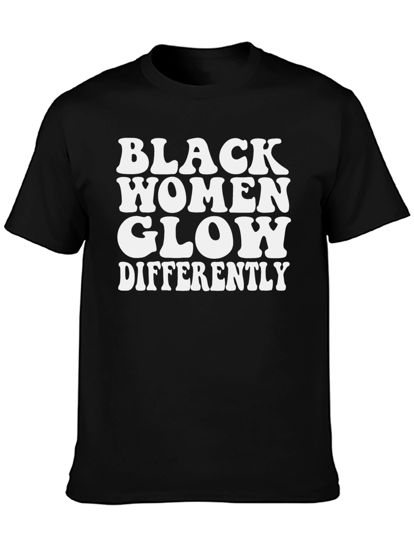 Black Women Glow Differently Graphic Tee