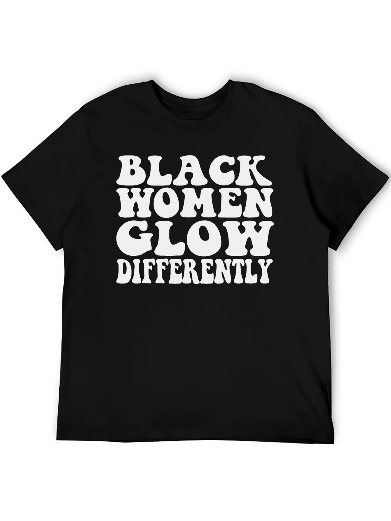 Black Women Glow Differently Graphic Tee