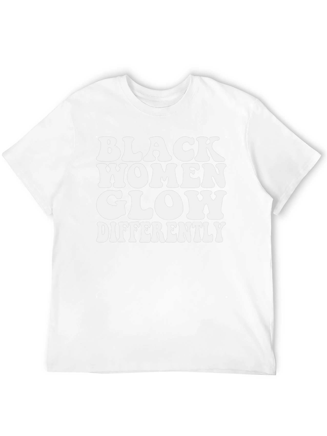 Black Women Glow Differently Graphic Tee