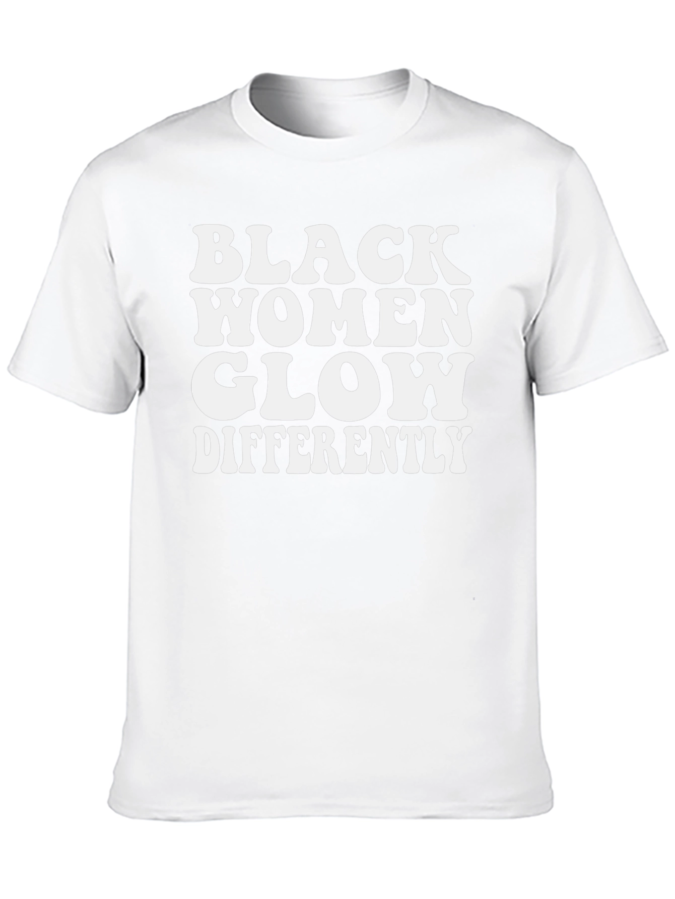 Black Women Glow Differently Graphic Tee