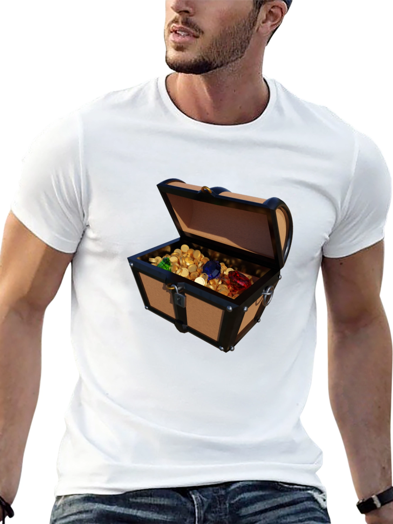 Treasure Chest Graphic T-Shirt