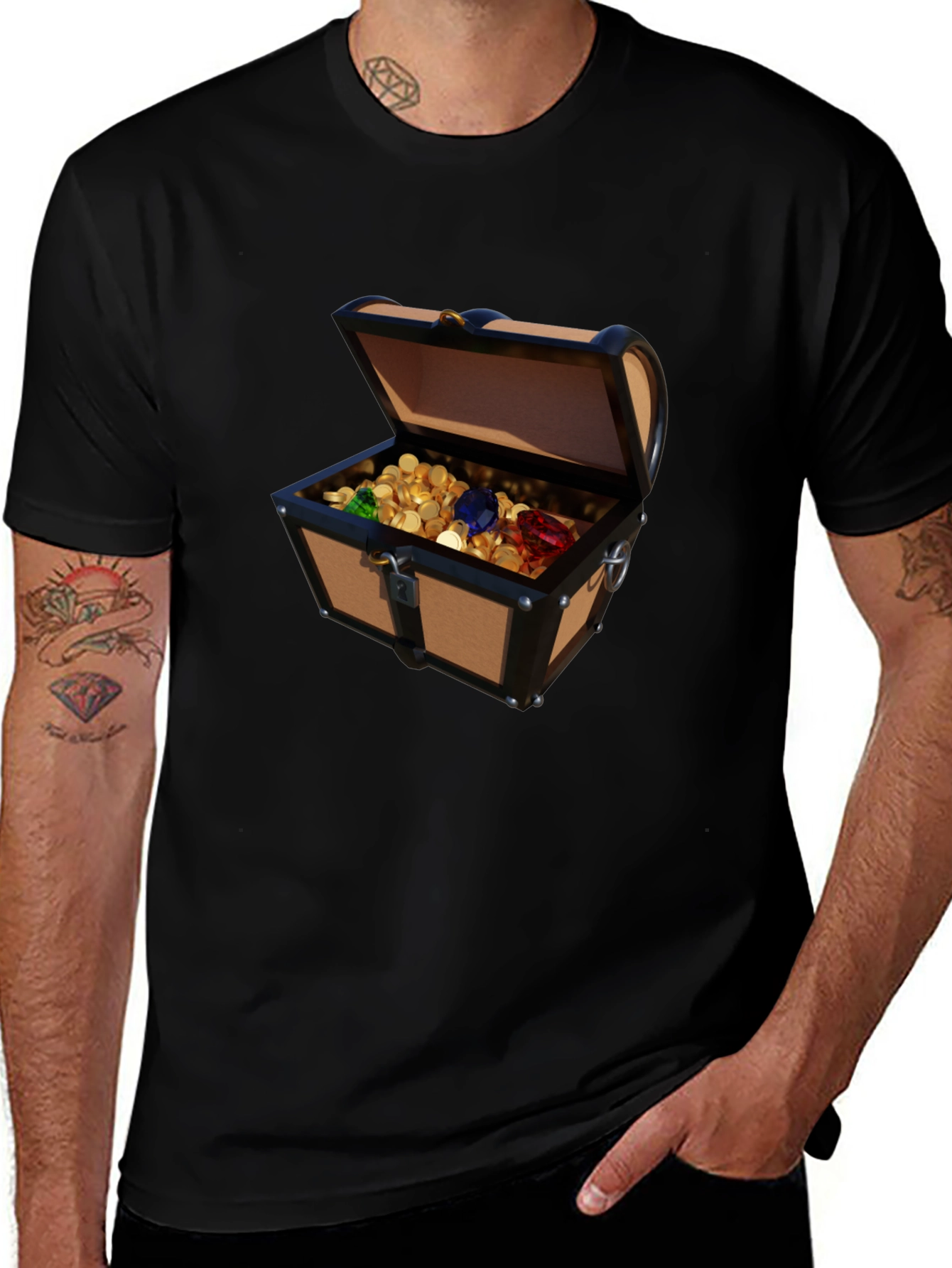 Treasure Chest Graphic T-Shirt