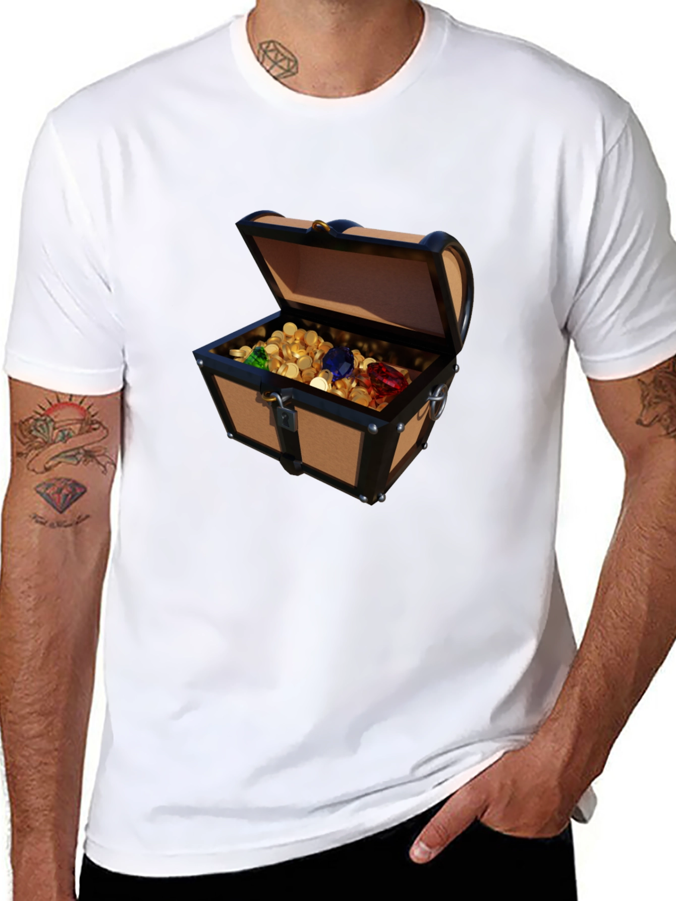 Treasure Chest Graphic T-Shirt