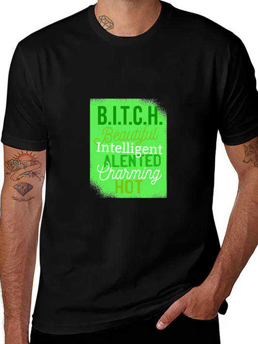 B.I.T.C.H. Definition Graphic Tee - Black