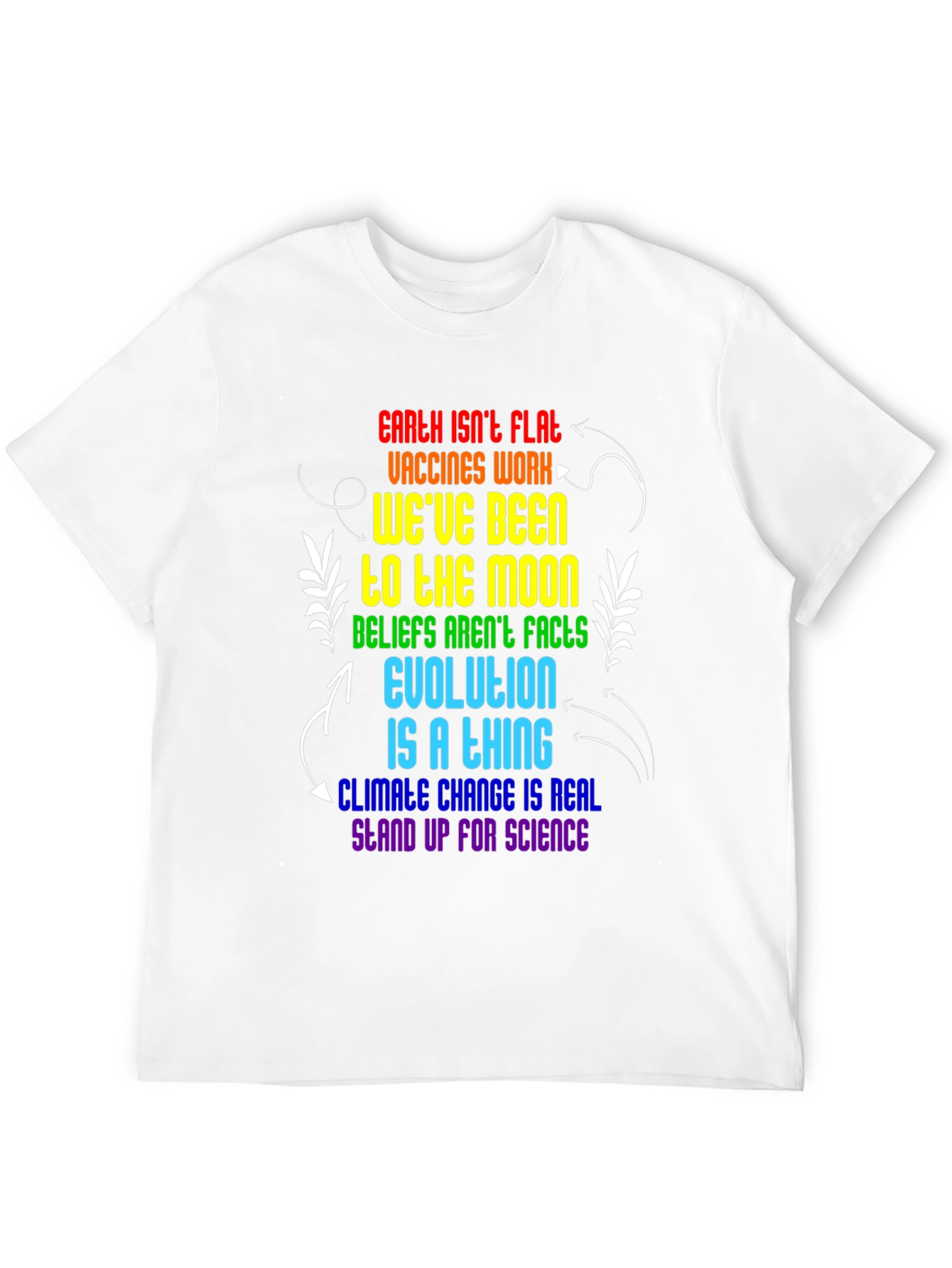 Science Facts Rainbow T-Shirt