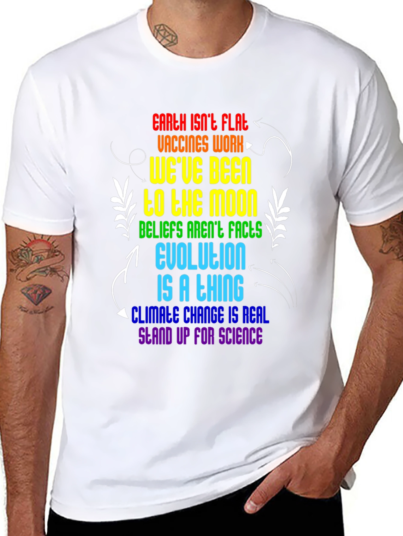 Science Facts Rainbow T-Shirt