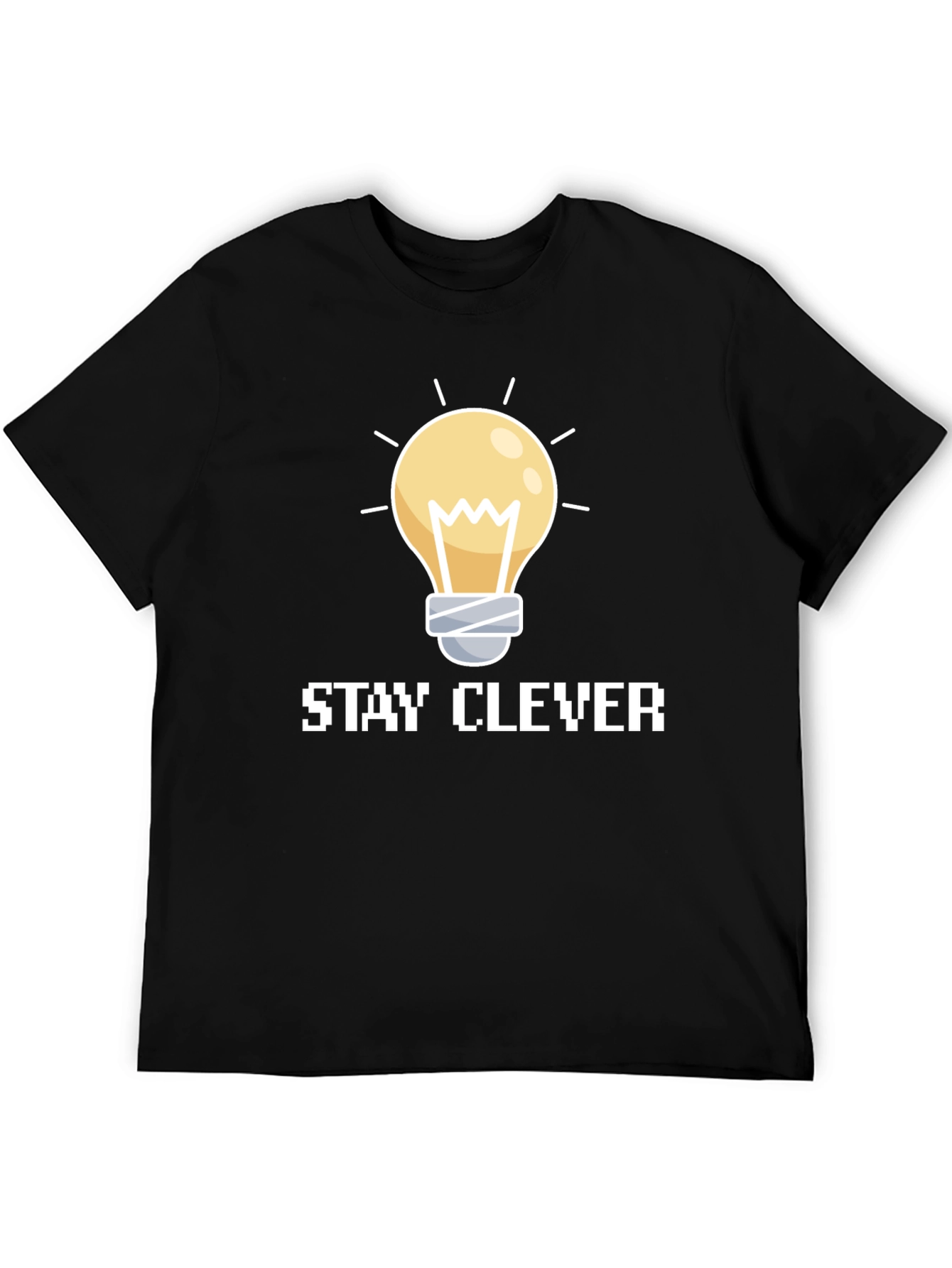 Stay Clever Graphic Tee - Idea Lightbulb Design