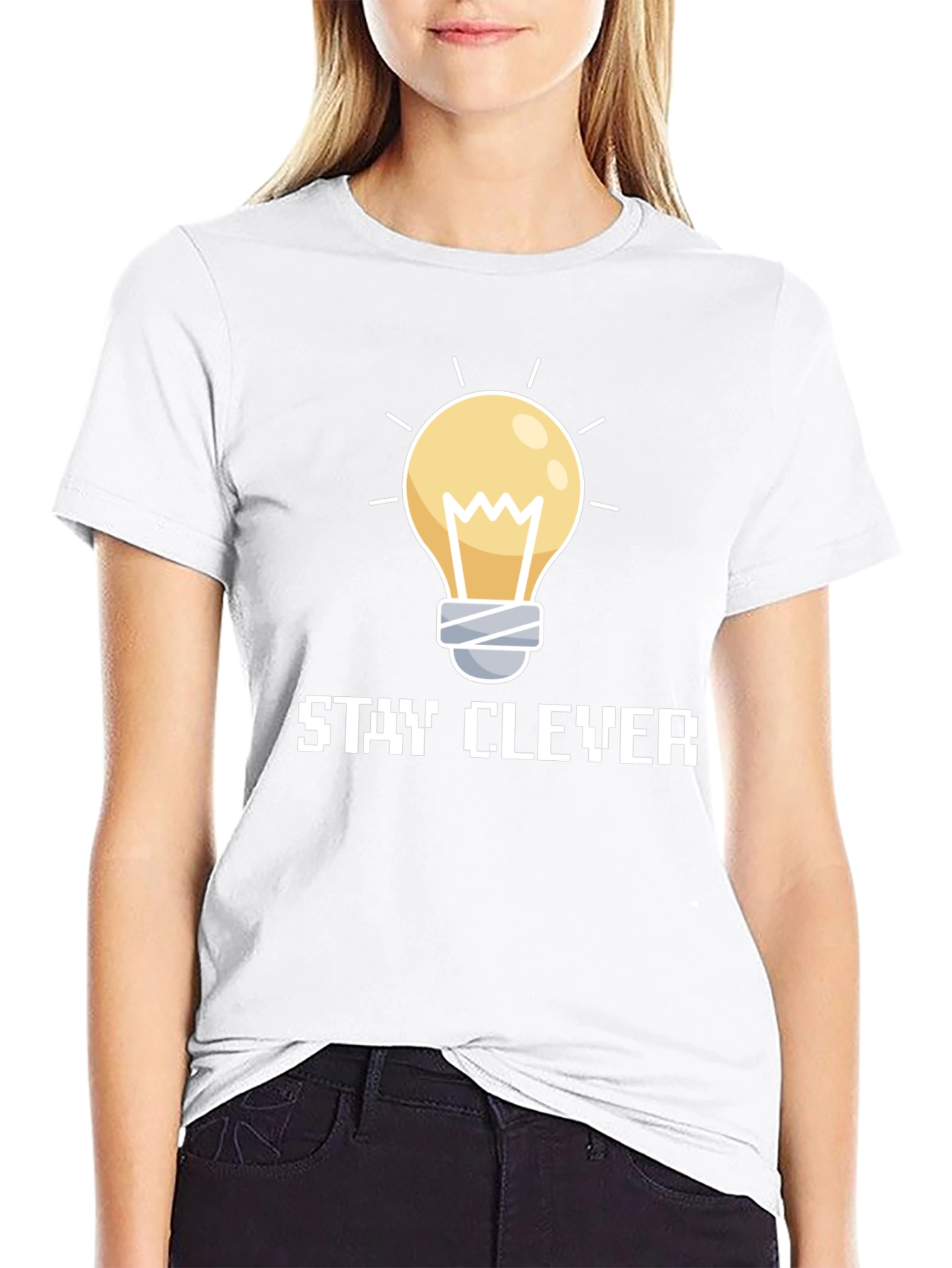 Stay Clever Graphic Tee - Idea Lightbulb Design