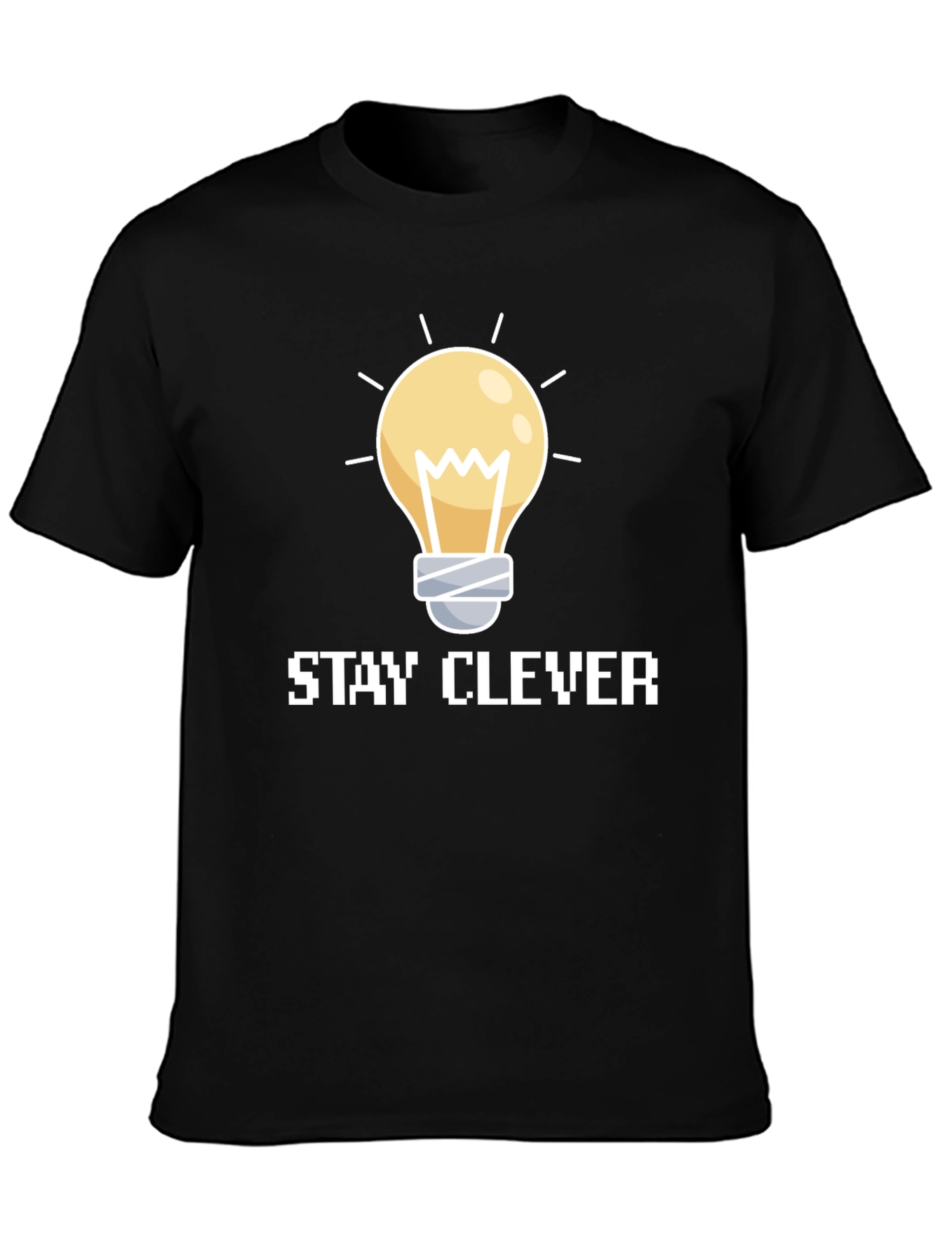 Stay Clever Graphic Tee - Idea Lightbulb Design