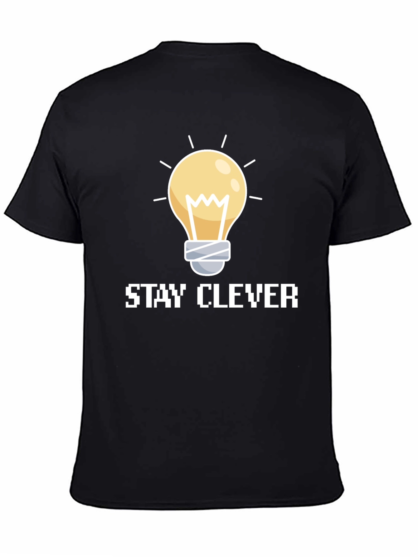 Stay Clever Graphic Tee - Idea Lightbulb Design