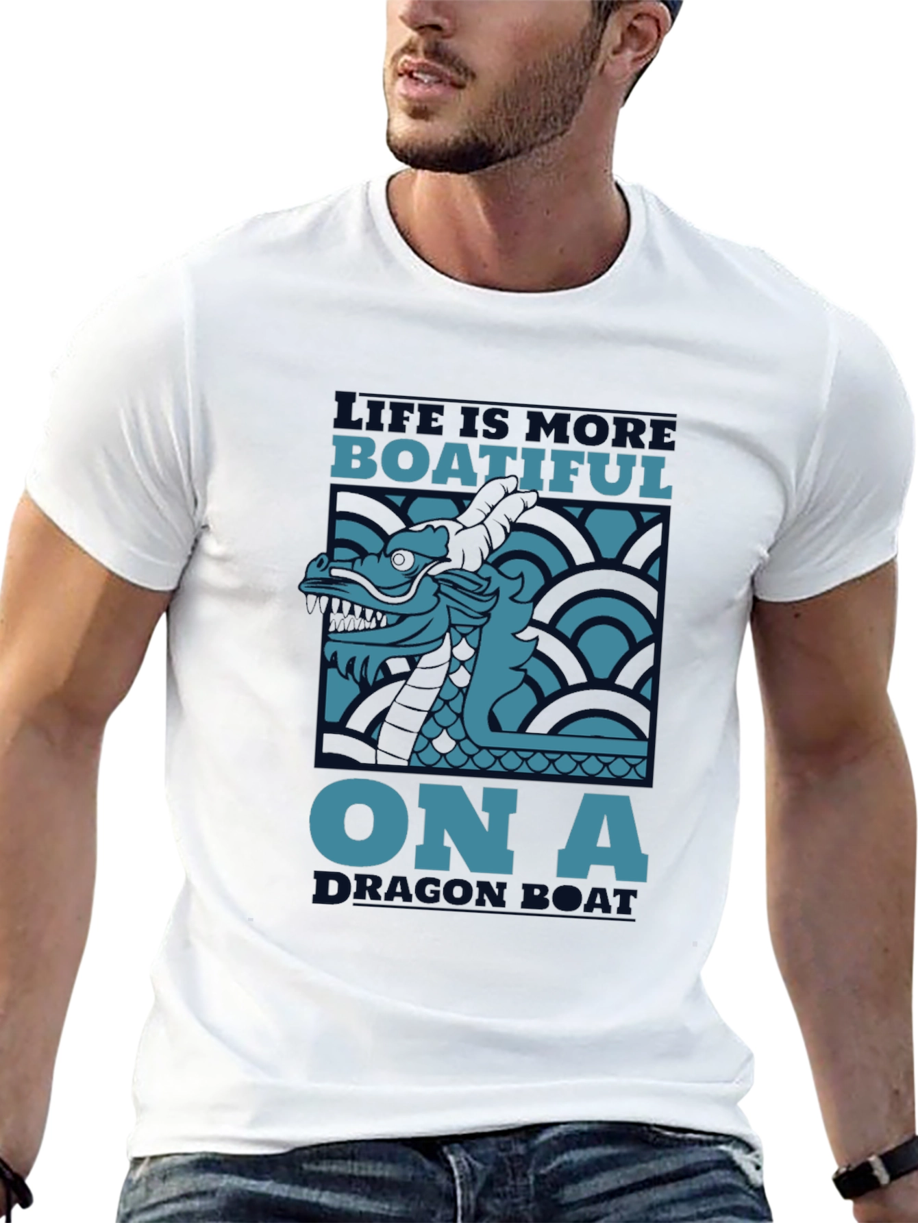 Boatiful Dragon Boat Graphic Tee