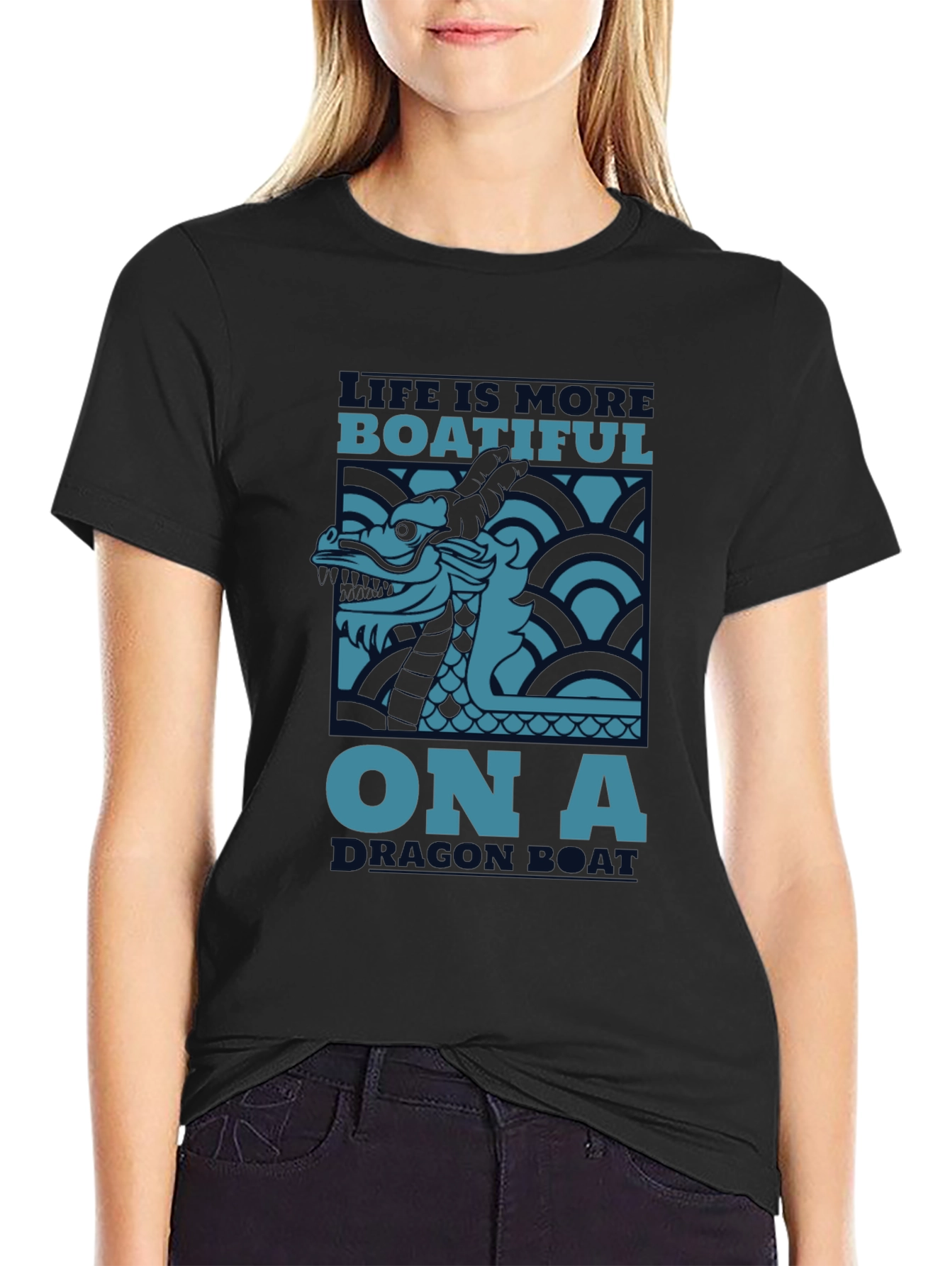 Boatiful Dragon Boat Graphic Tee