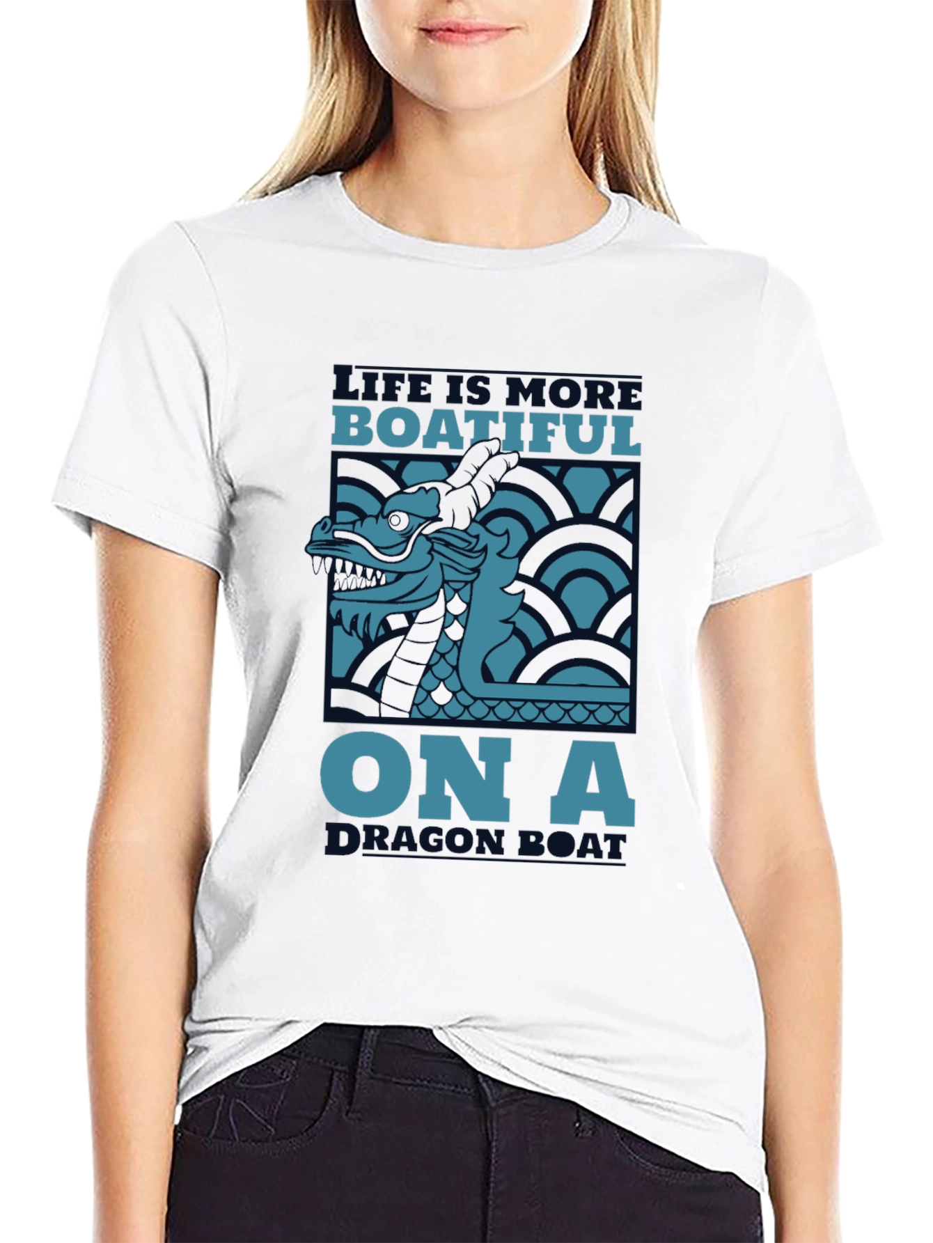 Boatiful Dragon Boat Graphic Tee