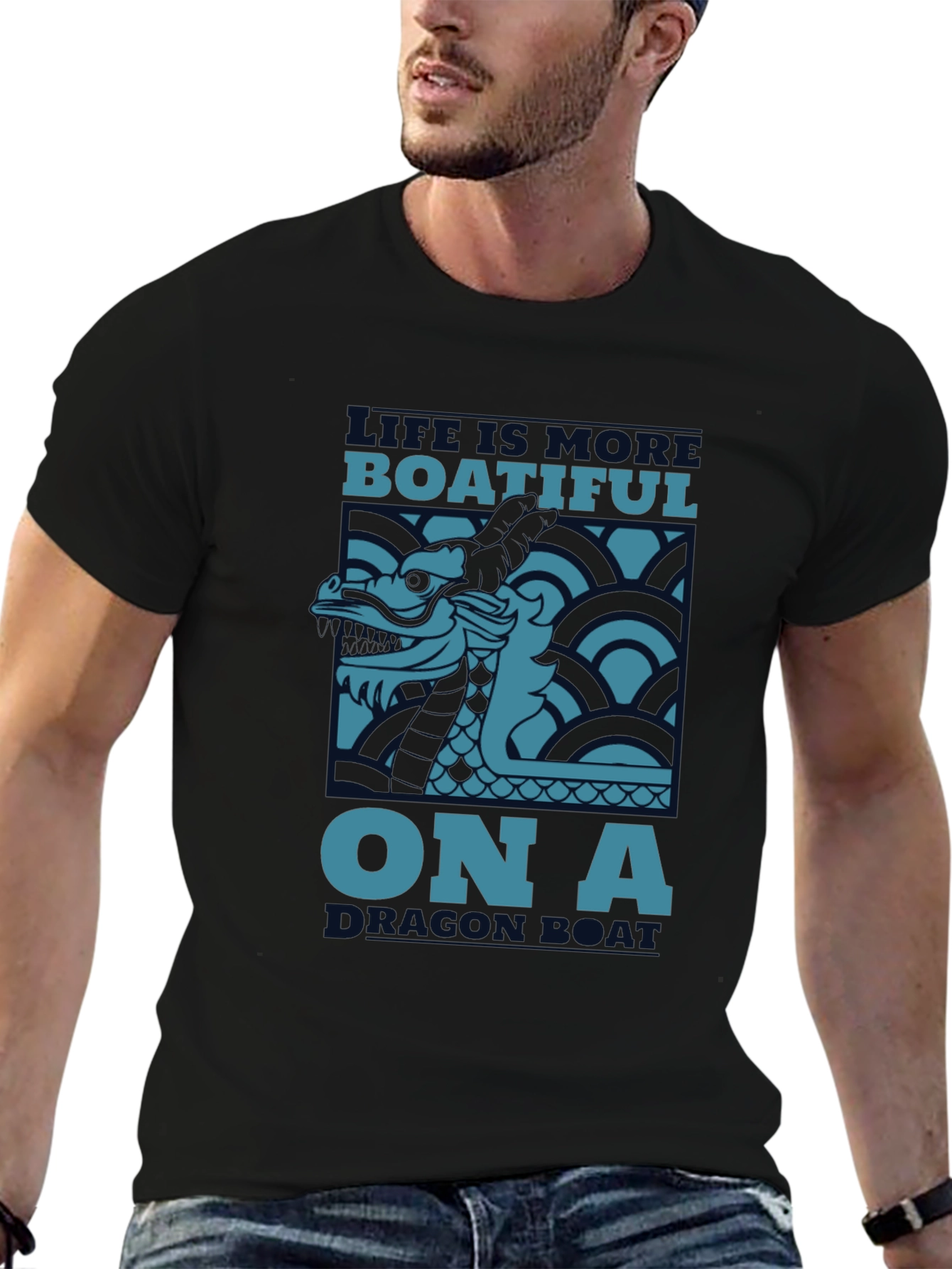 Boatiful Dragon Boat Graphic Tee