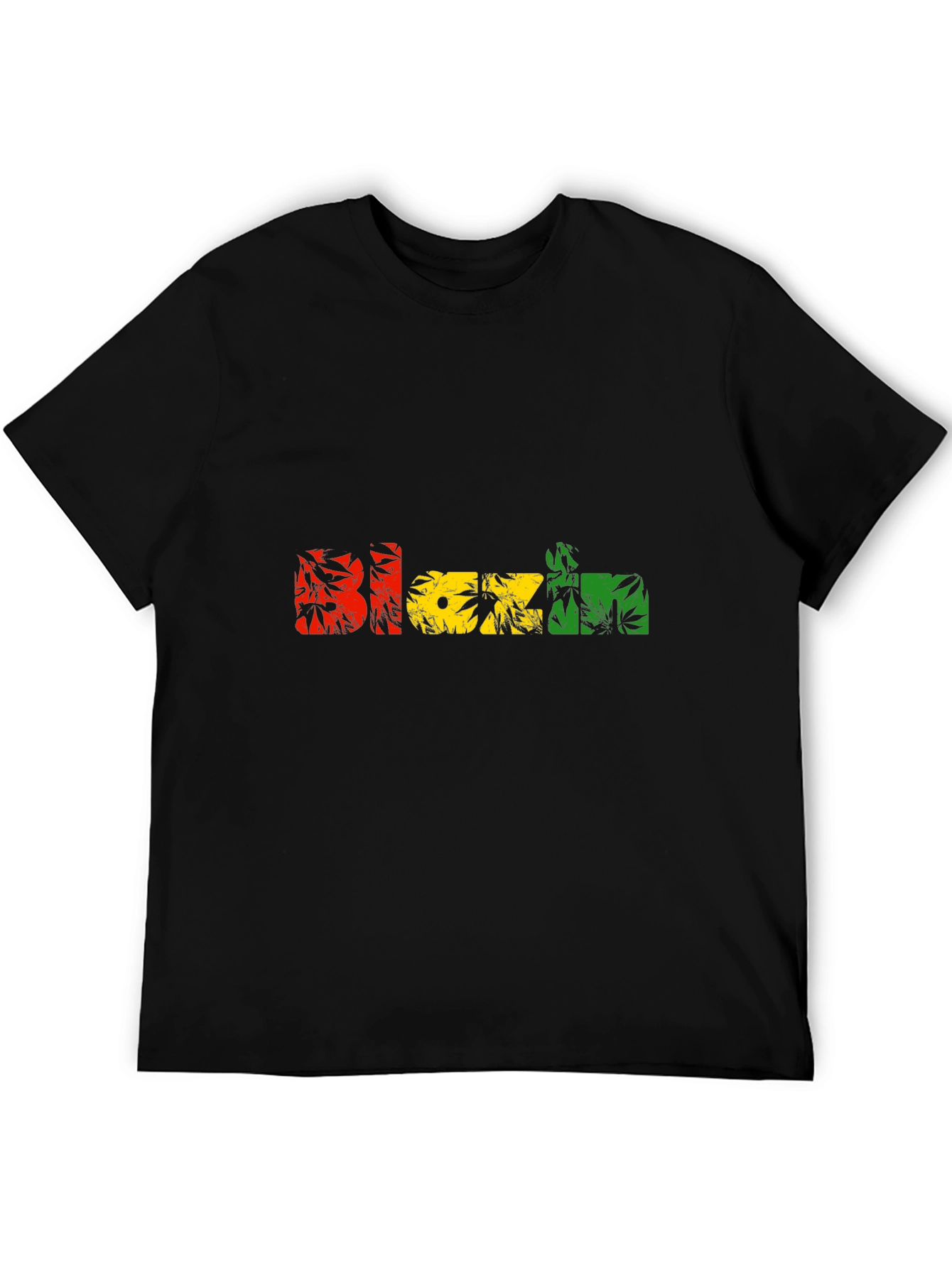 Blazin Rasta Graphic T-Shirt - Unique Design
