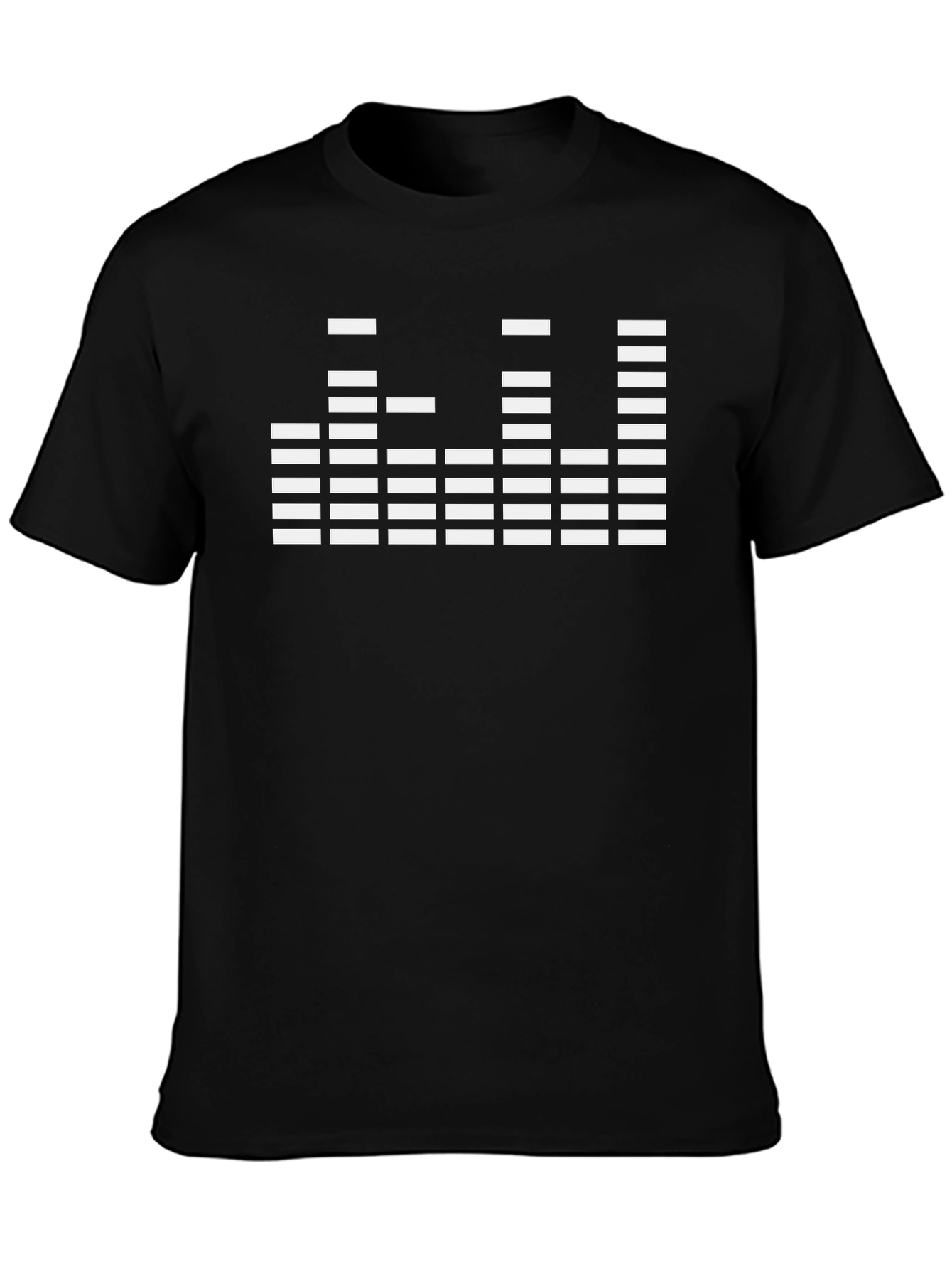 EQ Graphic Mens Black T-Shirt - Music Lover Tee