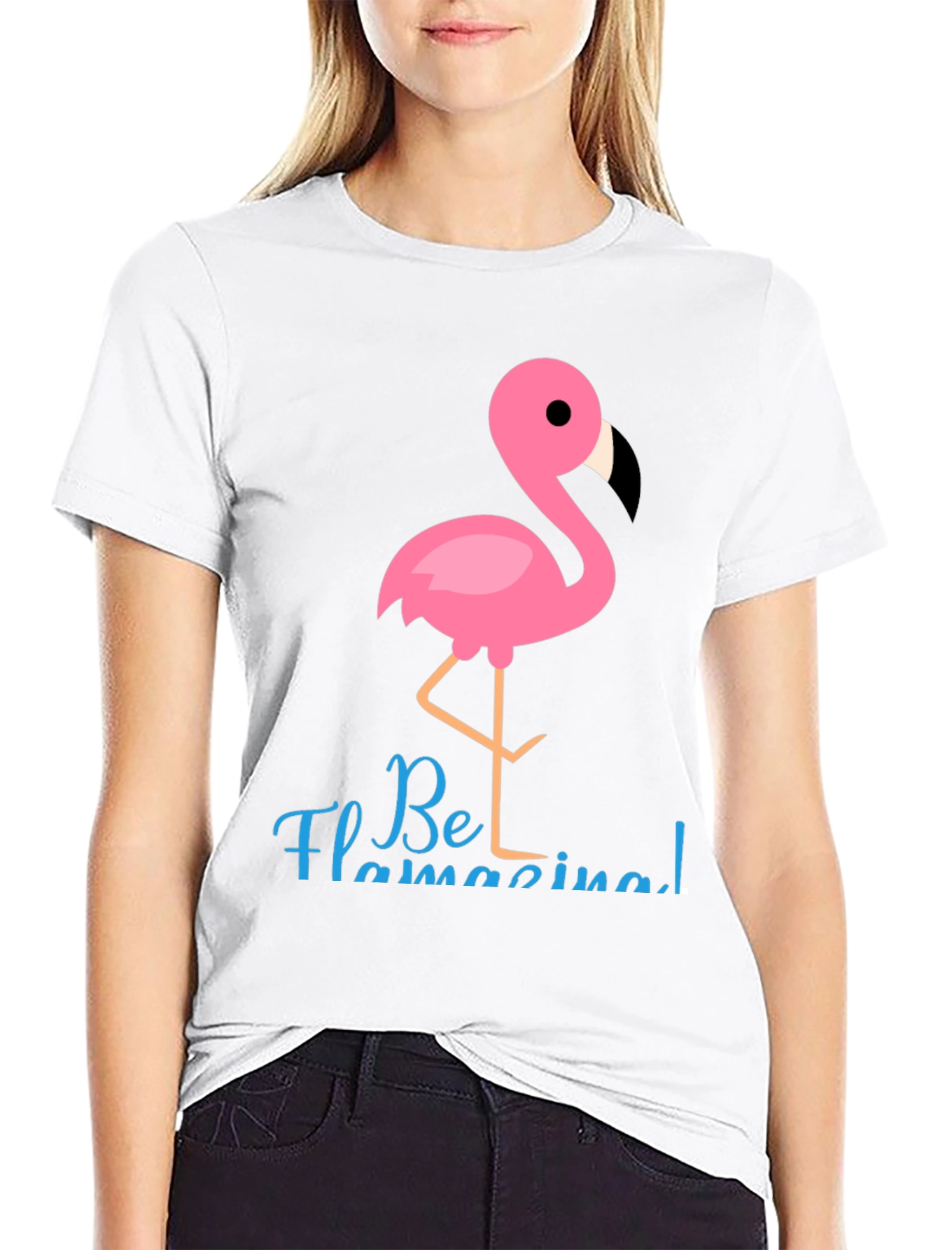 Be Flamazing T-Shirt - Fun Flamingo Graphic Tee