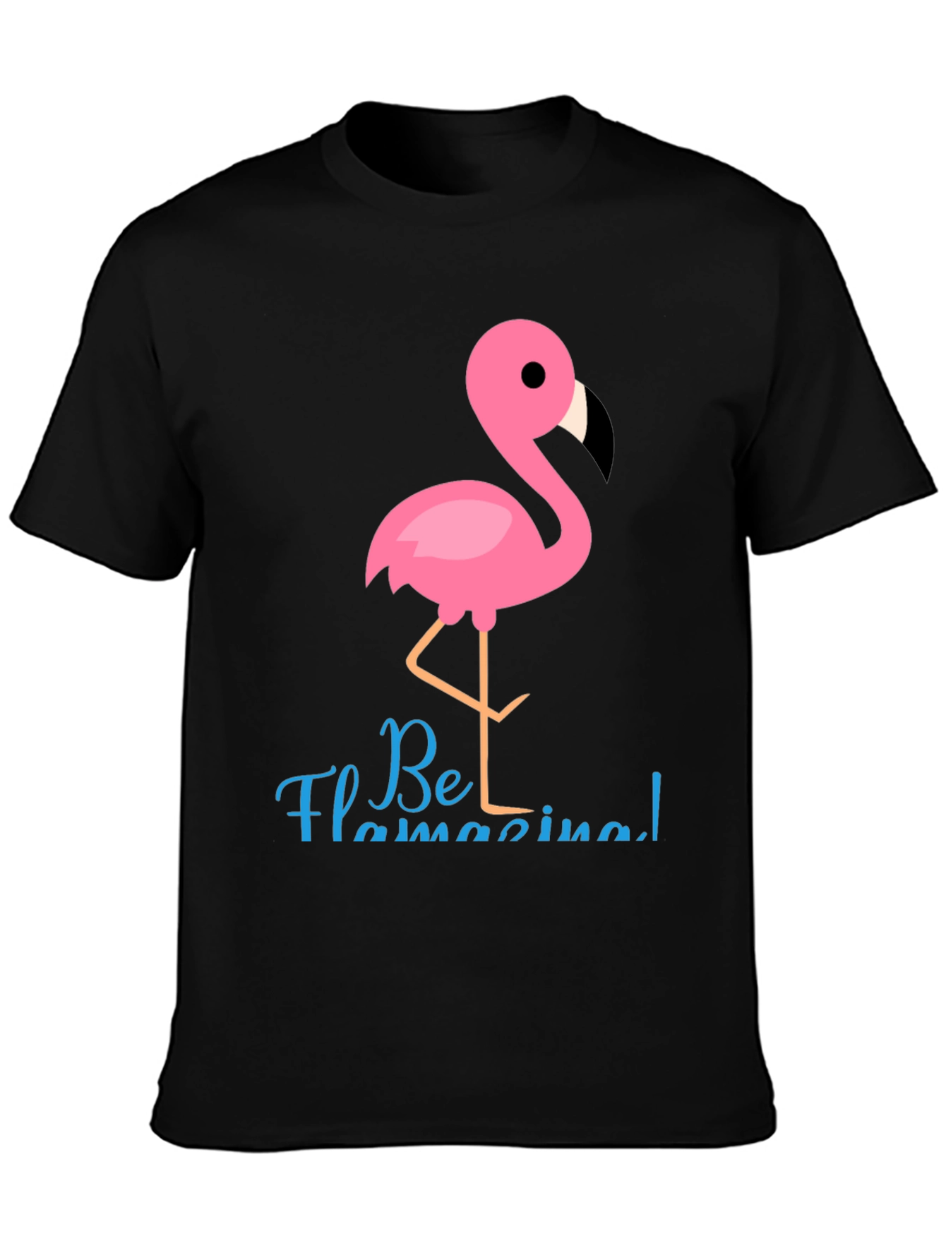 Be Flamazing T-Shirt - Fun Flamingo Graphic Tee