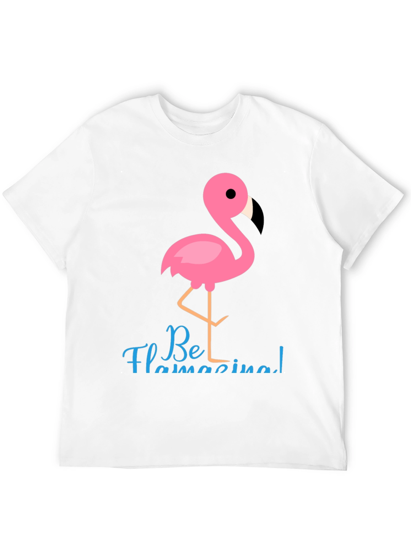 Be Flamazing T-Shirt - Fun Flamingo Graphic Tee