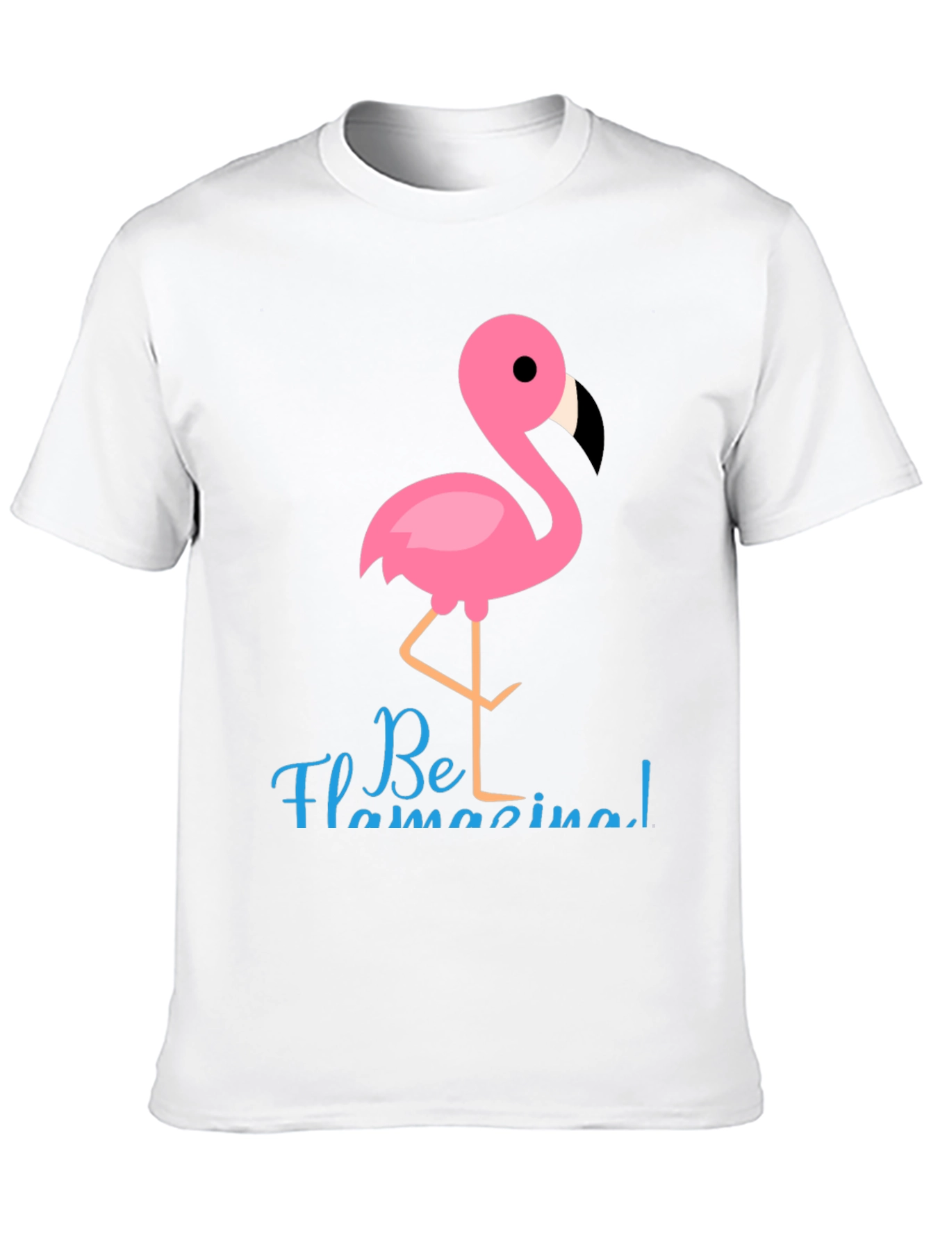 Be Flamazing T-Shirt - Fun Flamingo Graphic Tee