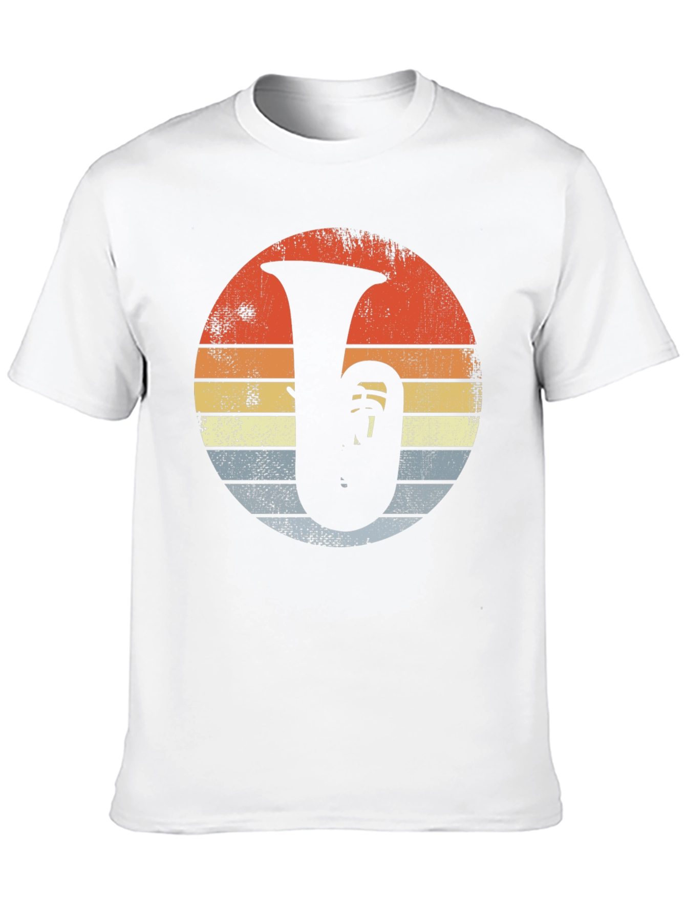 Retro Tuba Sunset T-Shirt