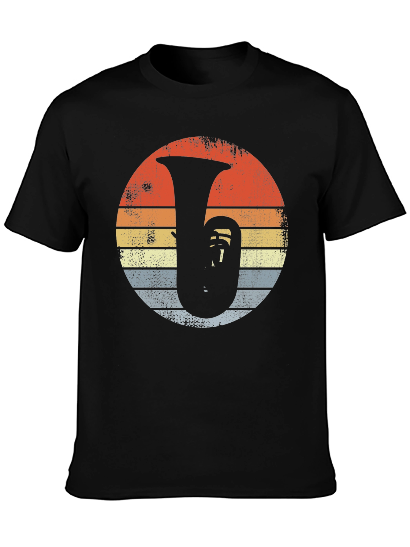 Retro Tuba Sunset T-Shirt
