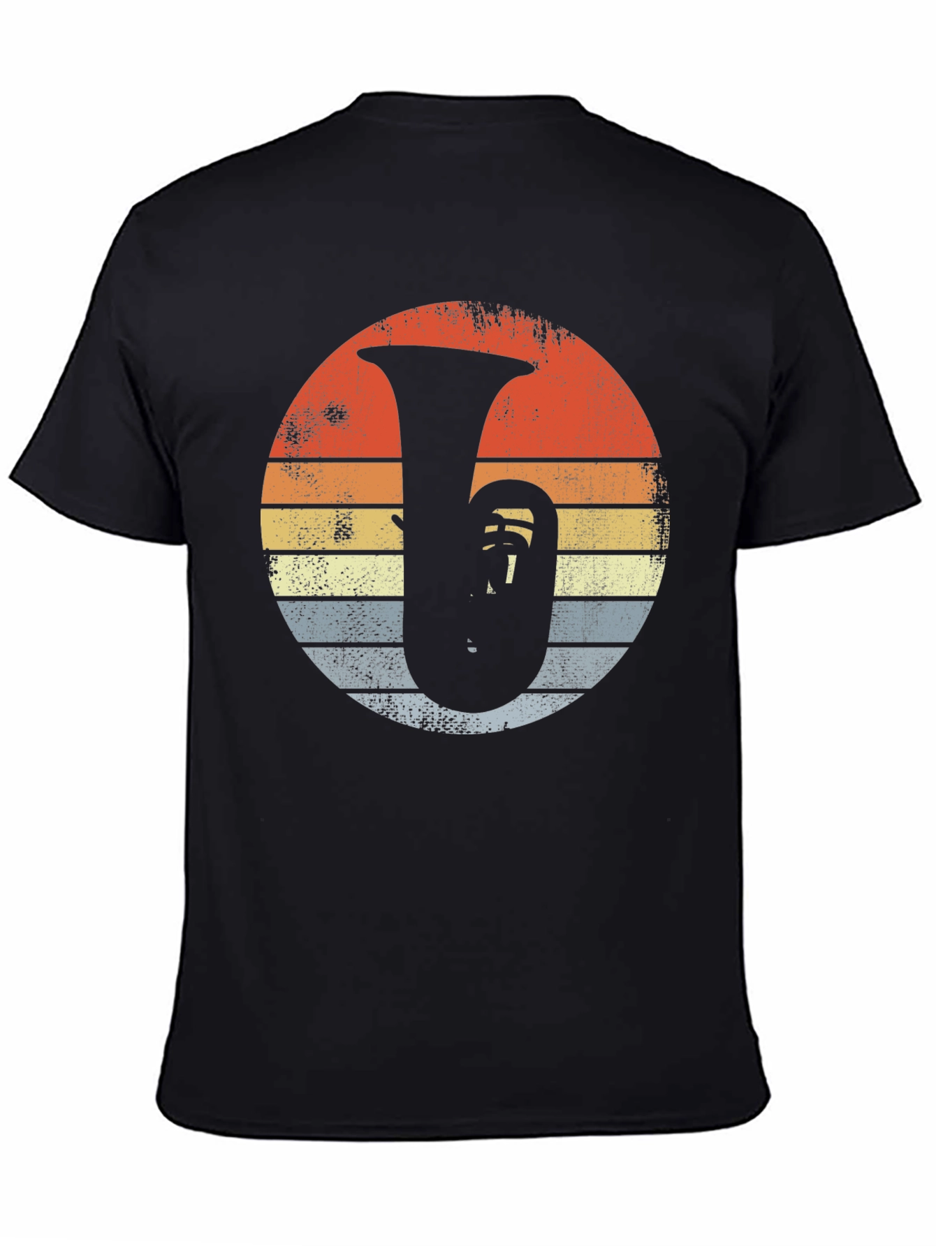 Retro Tuba Sunset T-Shirt