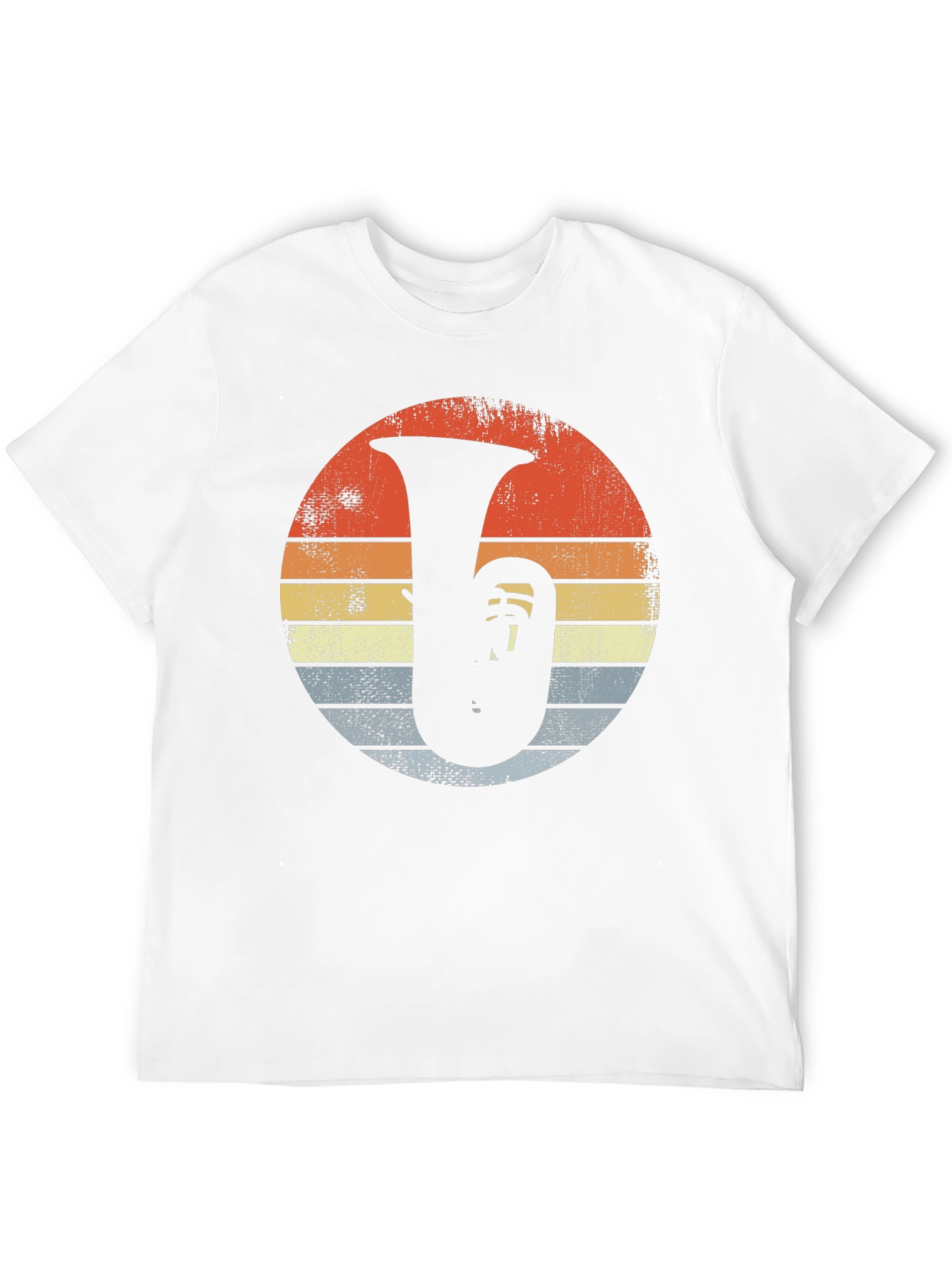 Retro Tuba Sunset T-Shirt