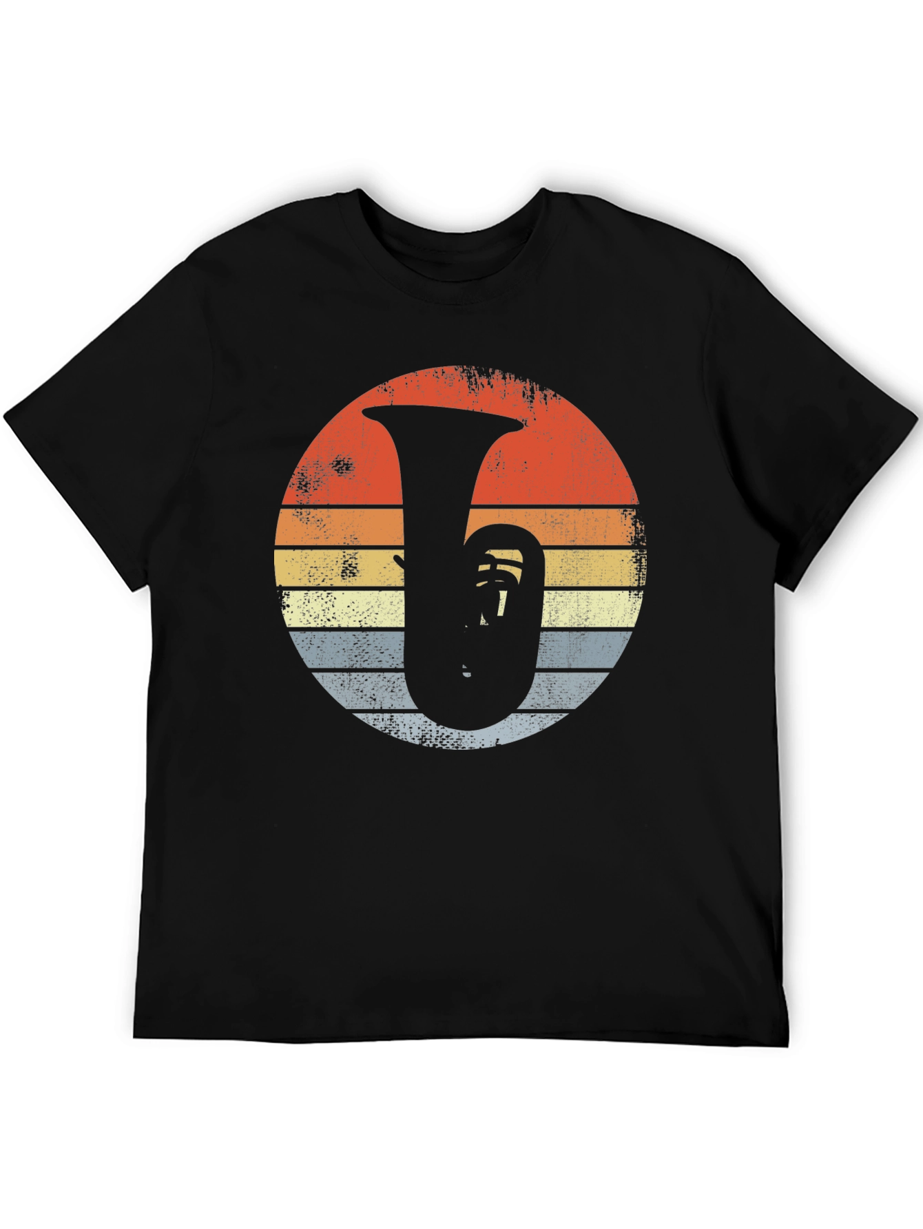 Retro Tuba Sunset T-Shirt