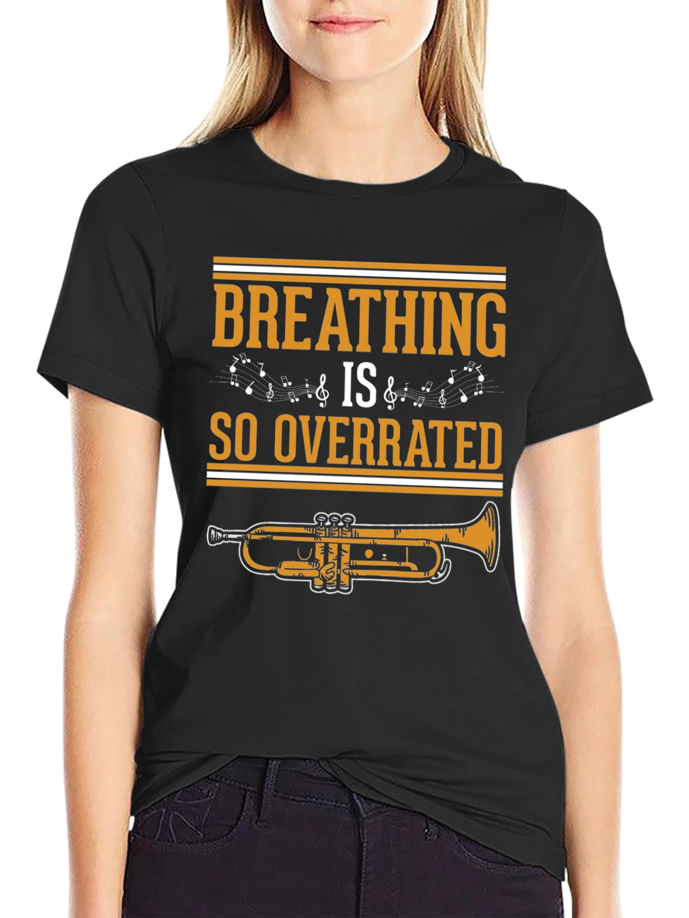 Breathing is So Overrated Trumpet T-Shirt
