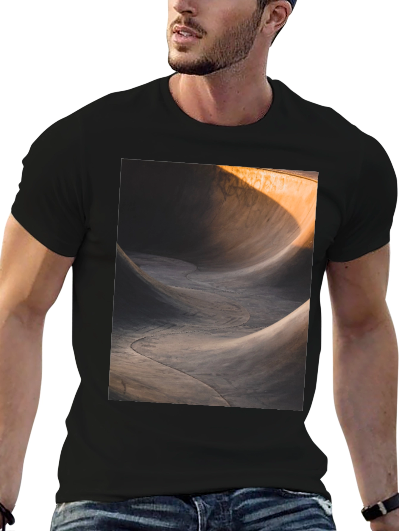 Concrete Wave Black Tee