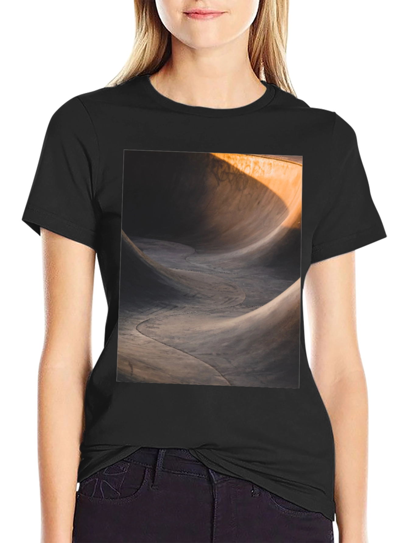 Concrete Wave Black Tee