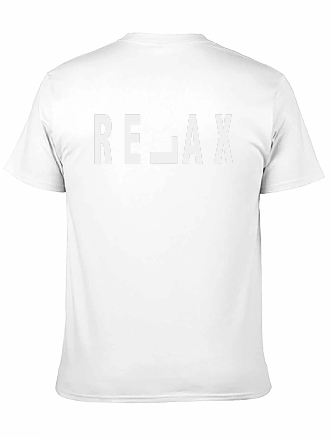 Relax Graphic Tee - Black Casual Shirt