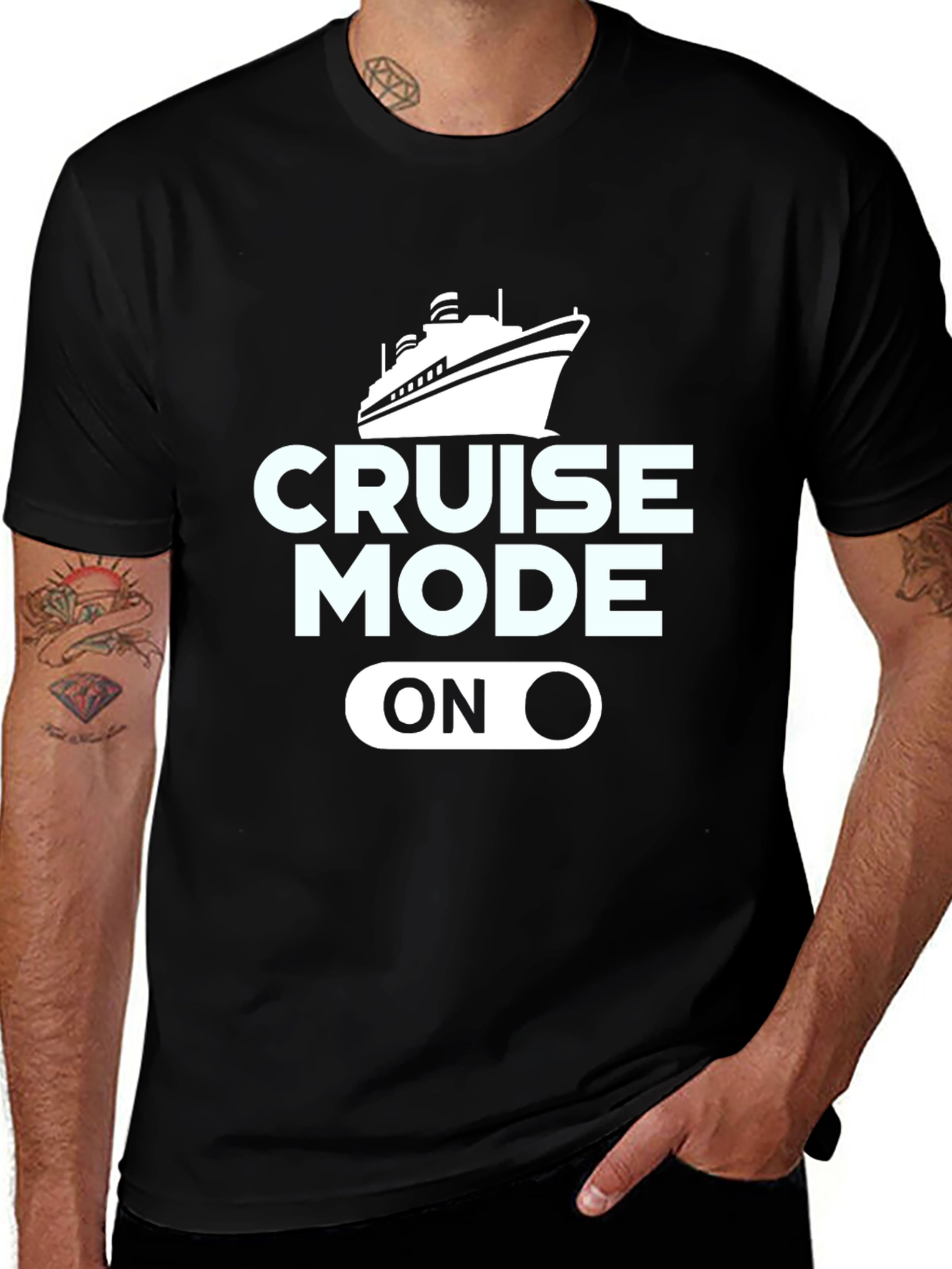 Cruise Mode On T-Shirt - Vacation Apparel