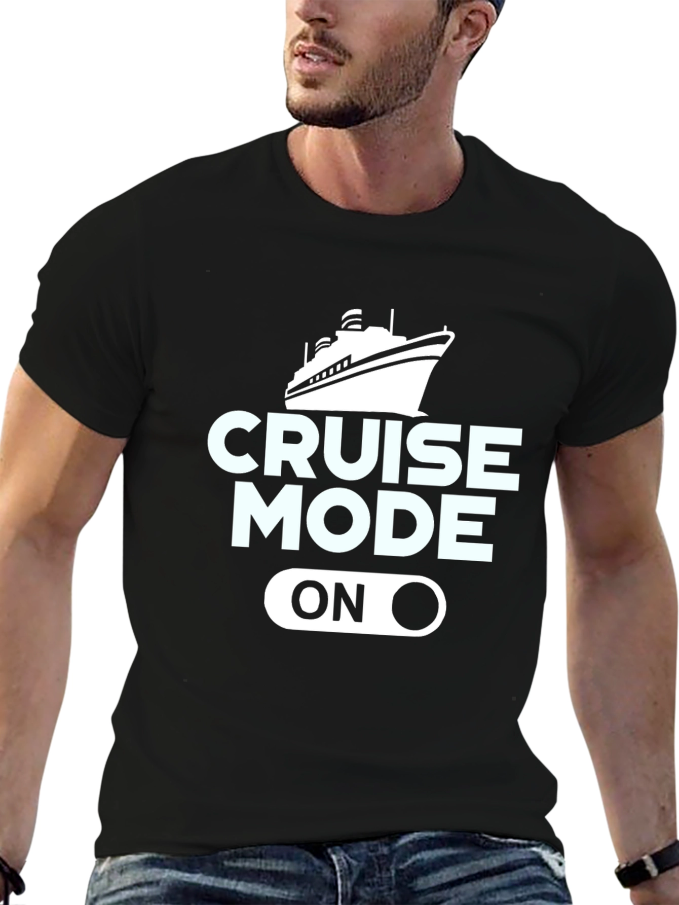 Cruise Mode On T-Shirt - Vacation Apparel