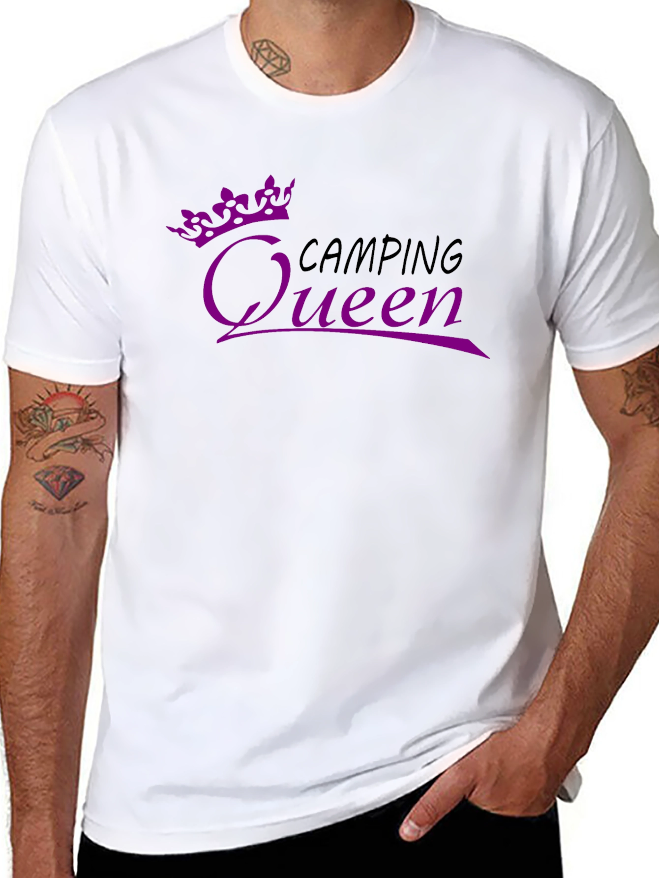 Camping Queen Graphic T-Shirt