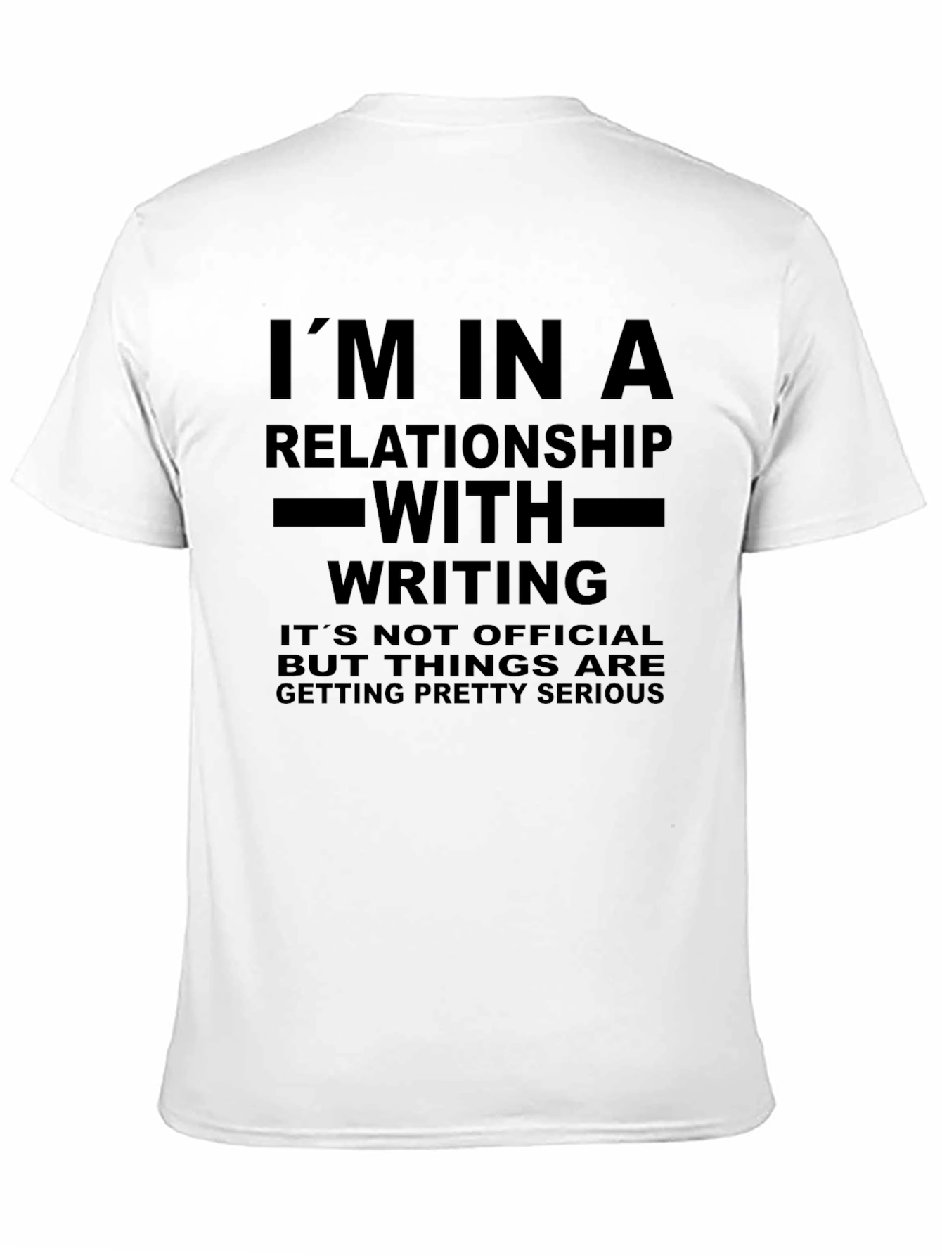 Writers Relationship T-Shirt - Black Novelty Tee