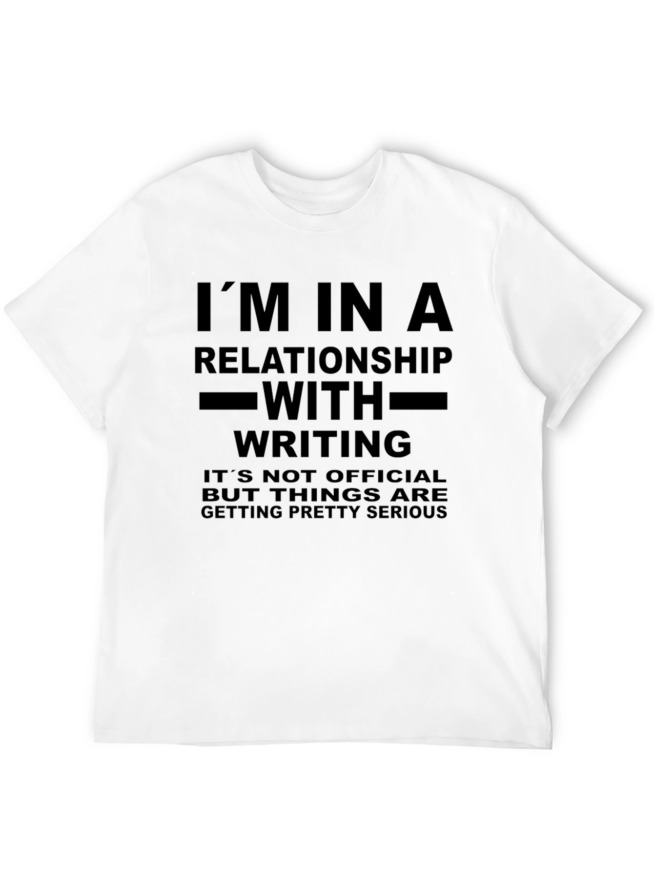 Writers Relationship T-Shirt - Black Novelty Tee