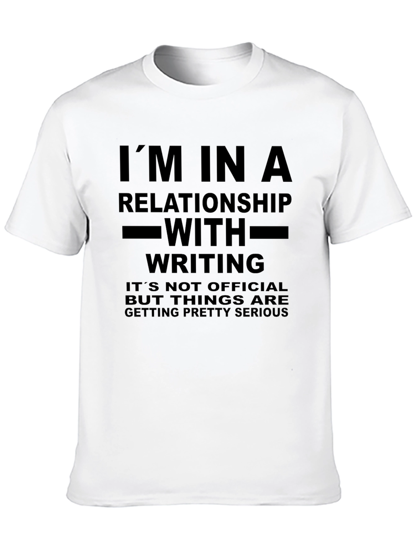 Writers Relationship T-Shirt - Black Novelty Tee