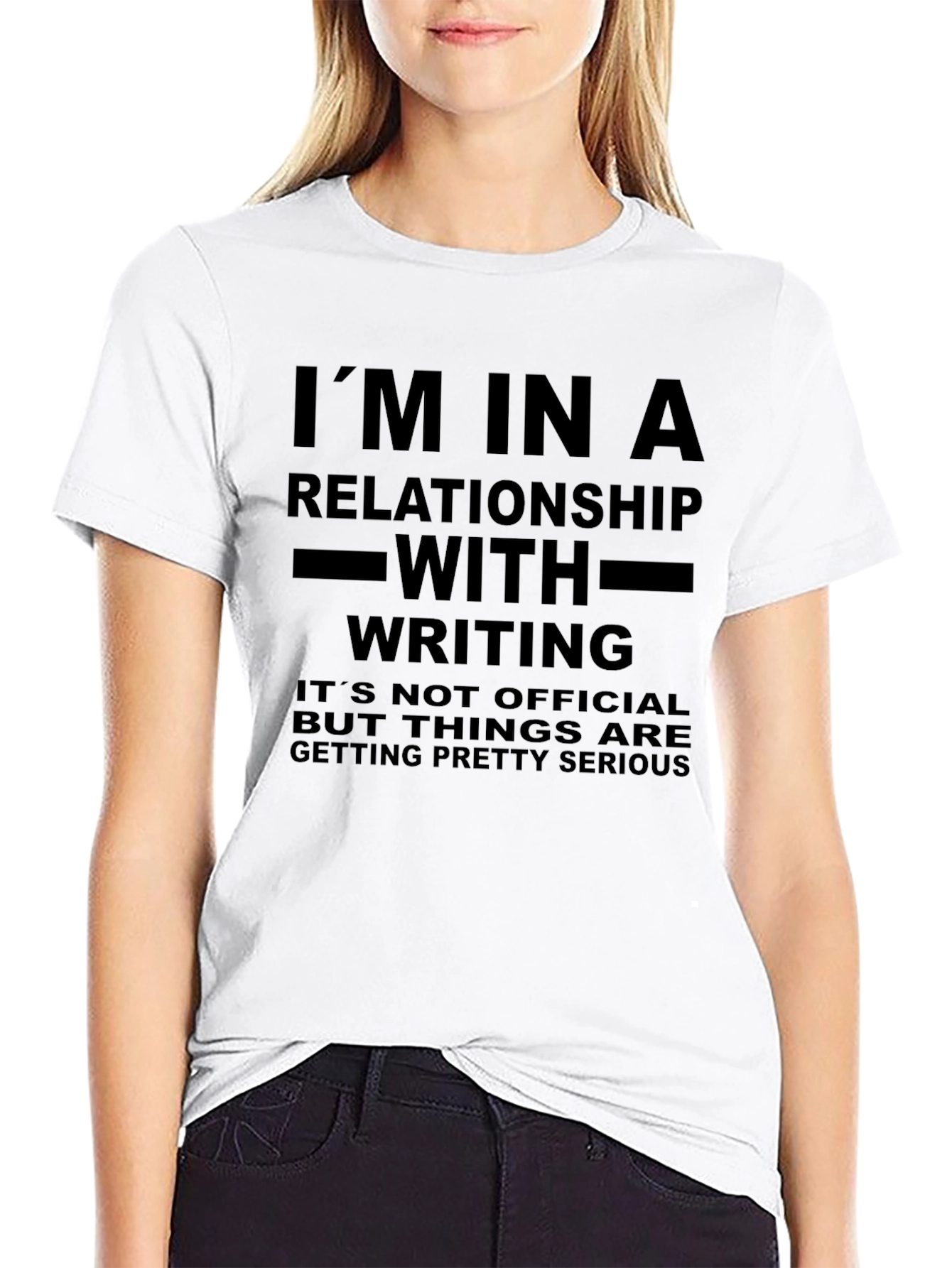 Writers Relationship T-Shirt - Black Novelty Tee